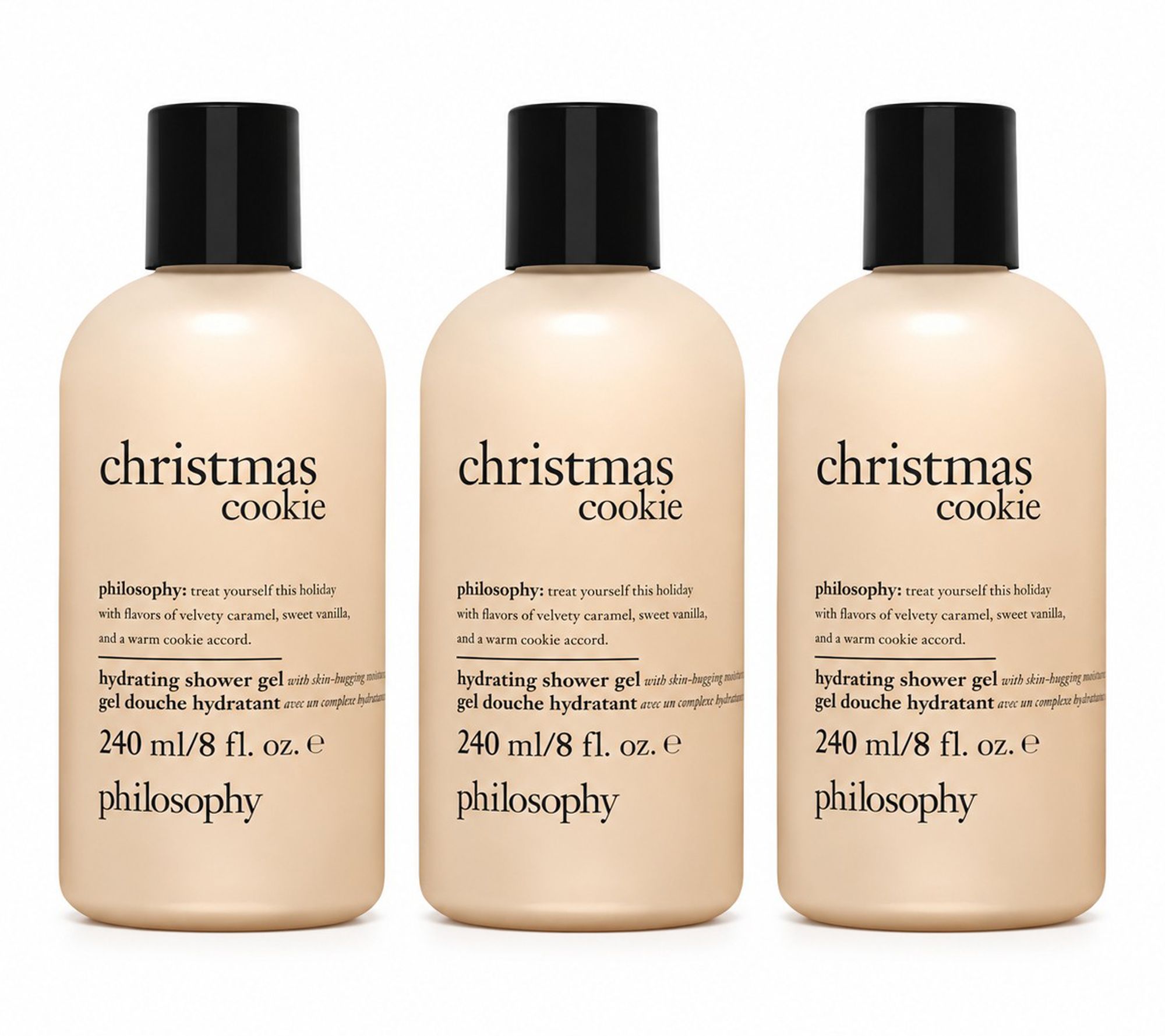 philosophy 8oz holiday shower gel trio