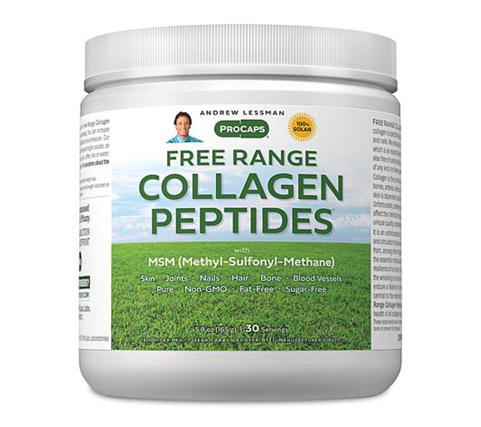 Andrew Lessman Free Range Collagen with MSM 30 Servings