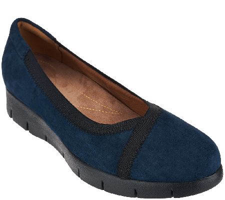 Clarks Artisan Nubuck Leather Slip-On Shoes - Daelyn Hill - Page 1 ...