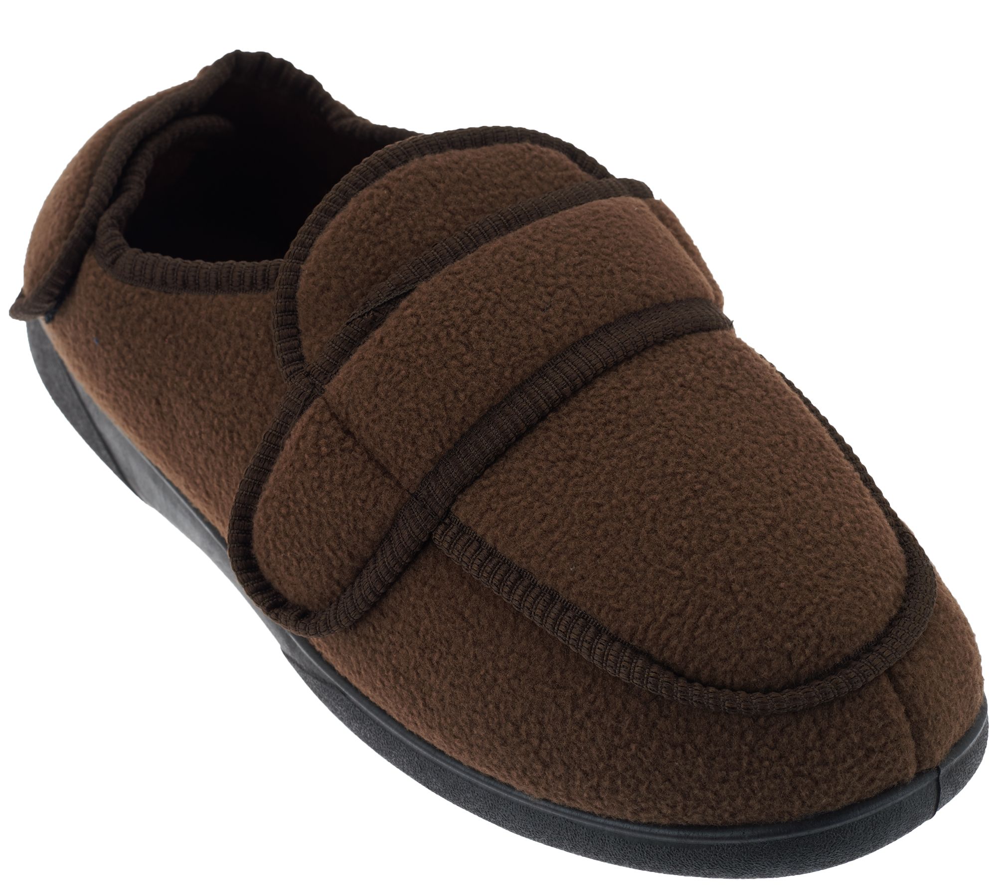 Gold Toe Mens Adjustable Slipper with Dual Memory Foam — QVC.com