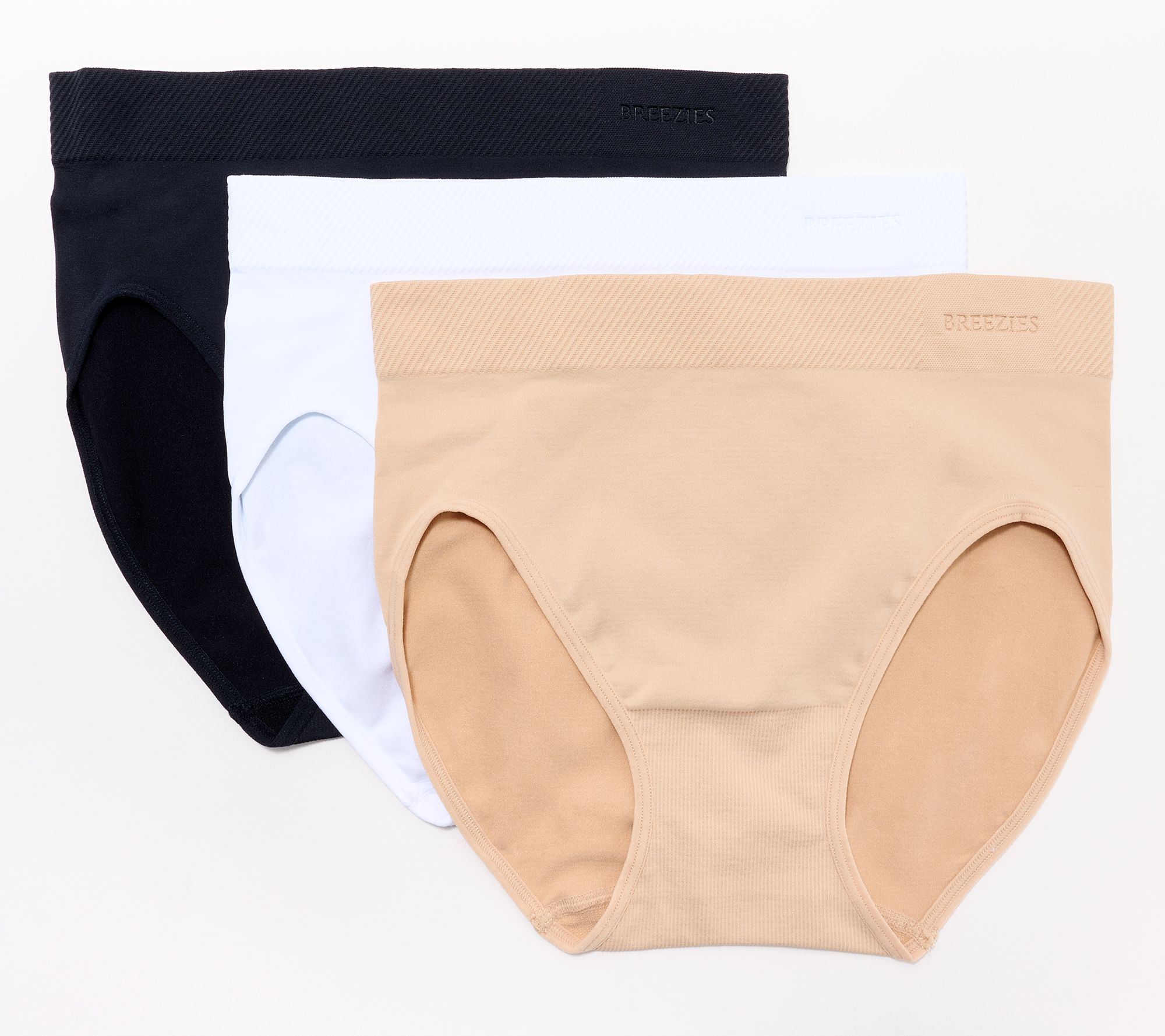 Lands' End Women's Seamless Mid Rise High Cut Brief Underwear - 3 Pack :  Target