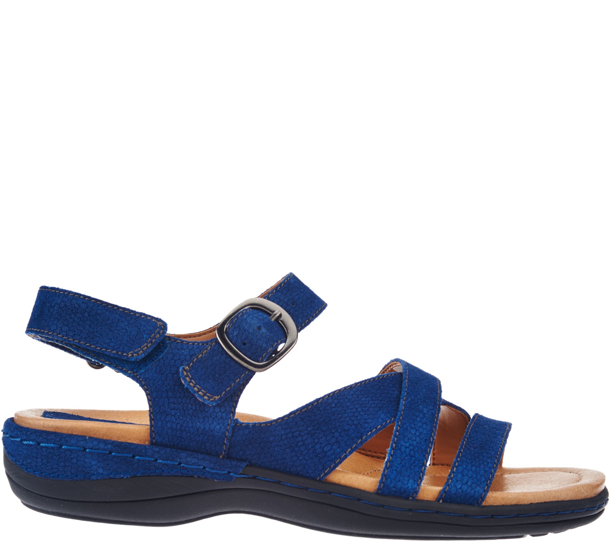 Earth Leather Multi-strap Sandals - Aster - QVC.com