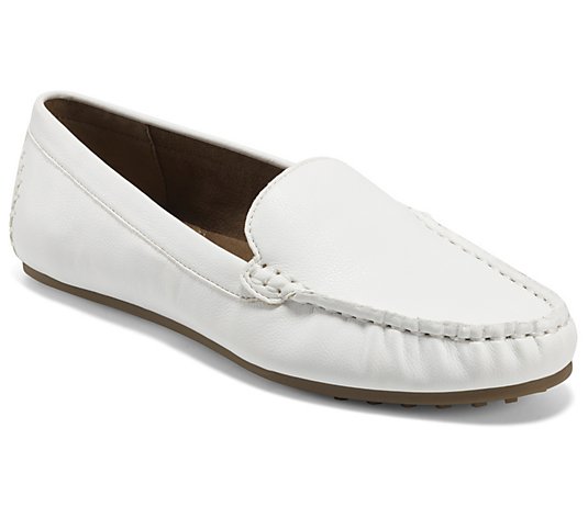 Aerosoles Slip-on Leather Moccasins - Over Drive