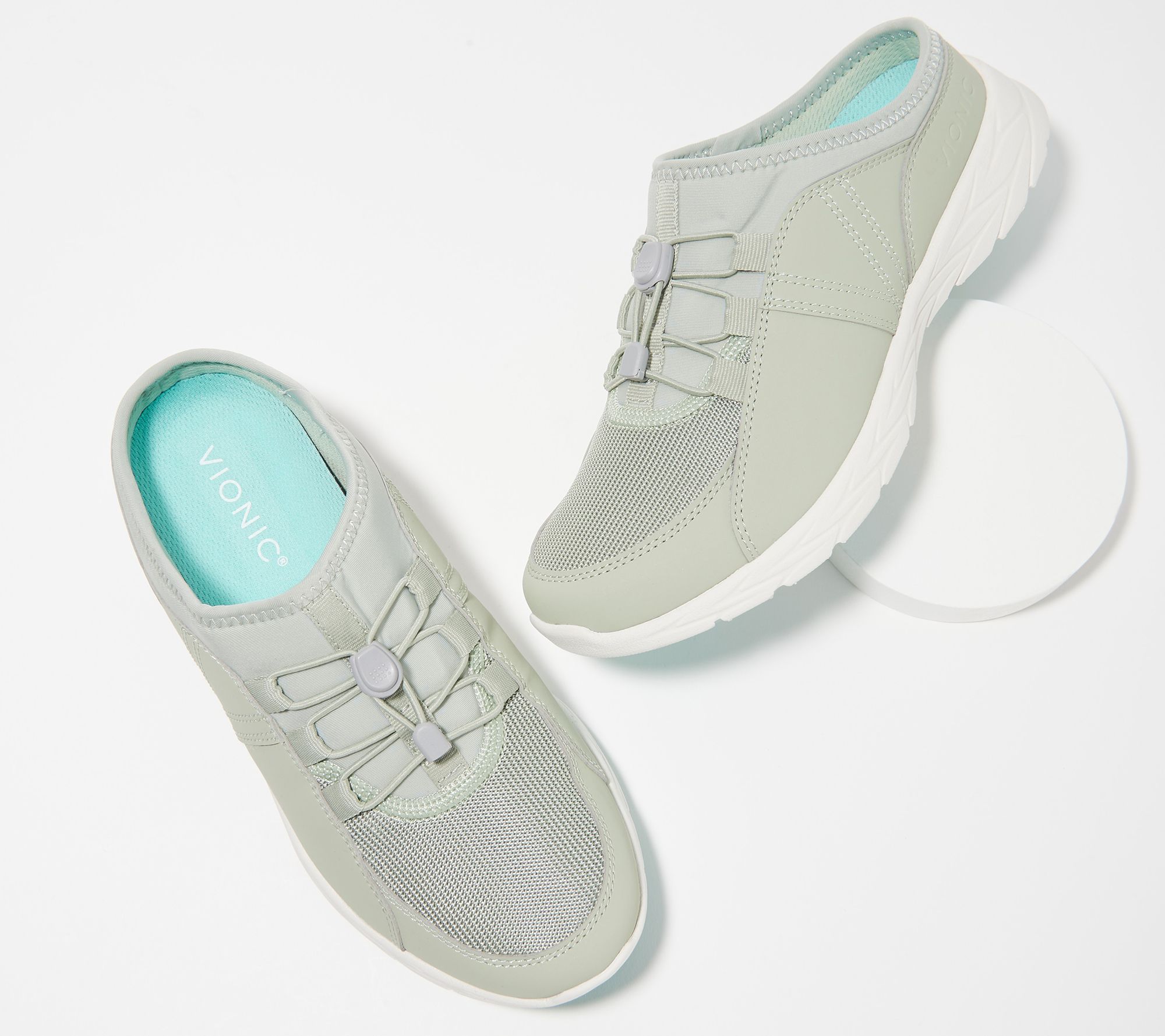 Vionic Mesh Slip-On Athletic Mules - Zuri