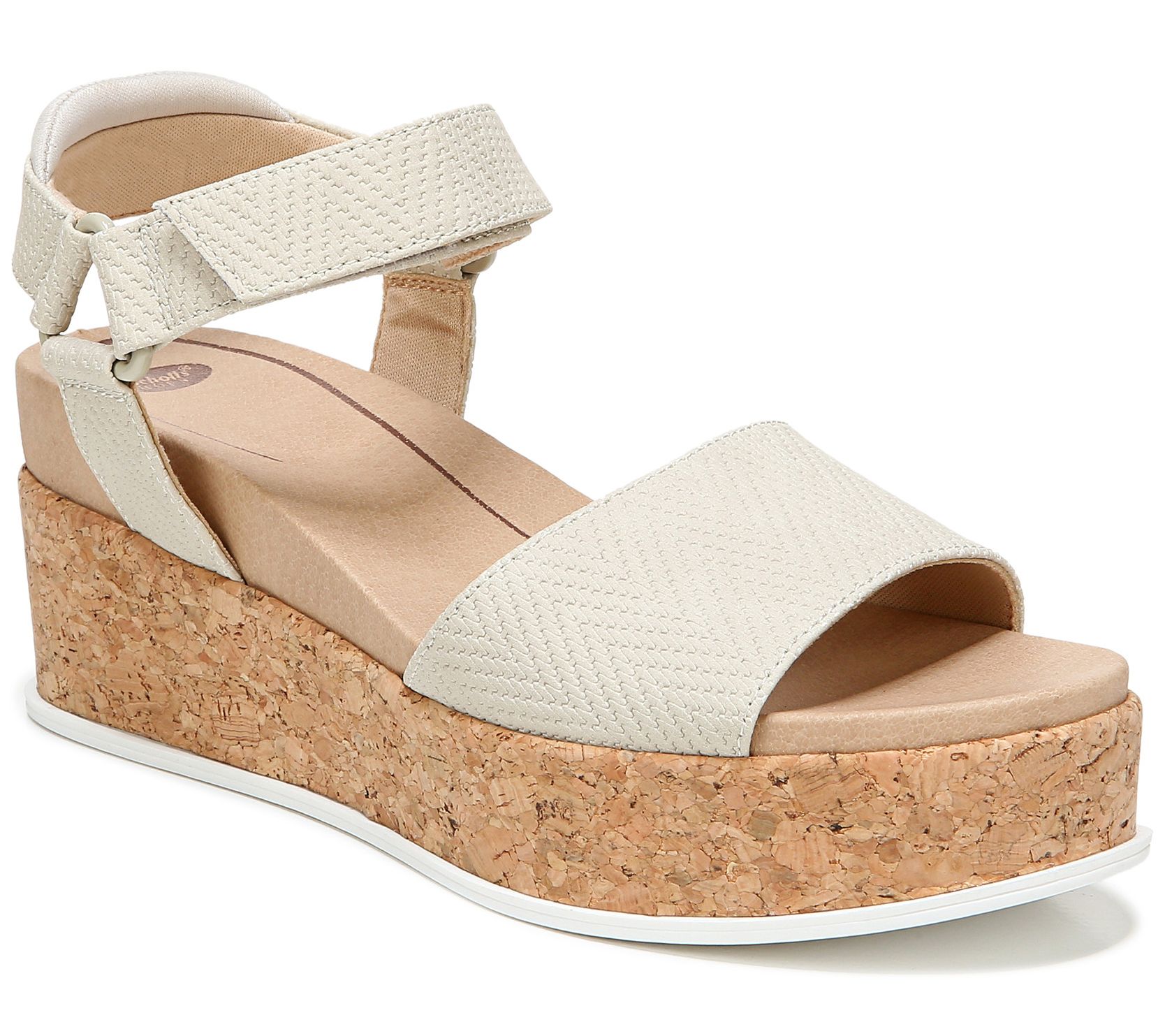 Dr. Scholl's Cushioned-Strap Platform Wedges -Beaming - QVC.com