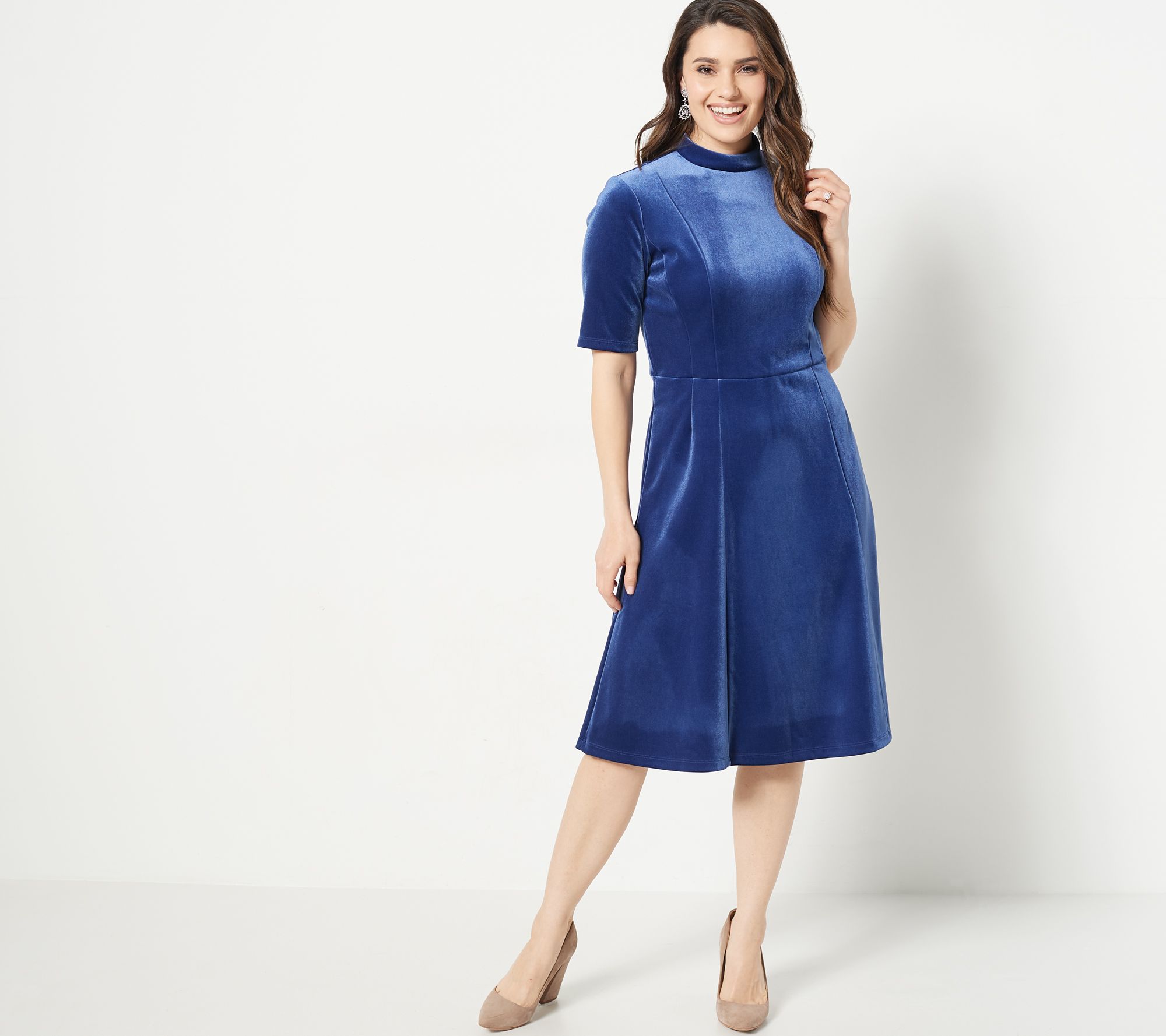 Qvc 2024 velvet dresses