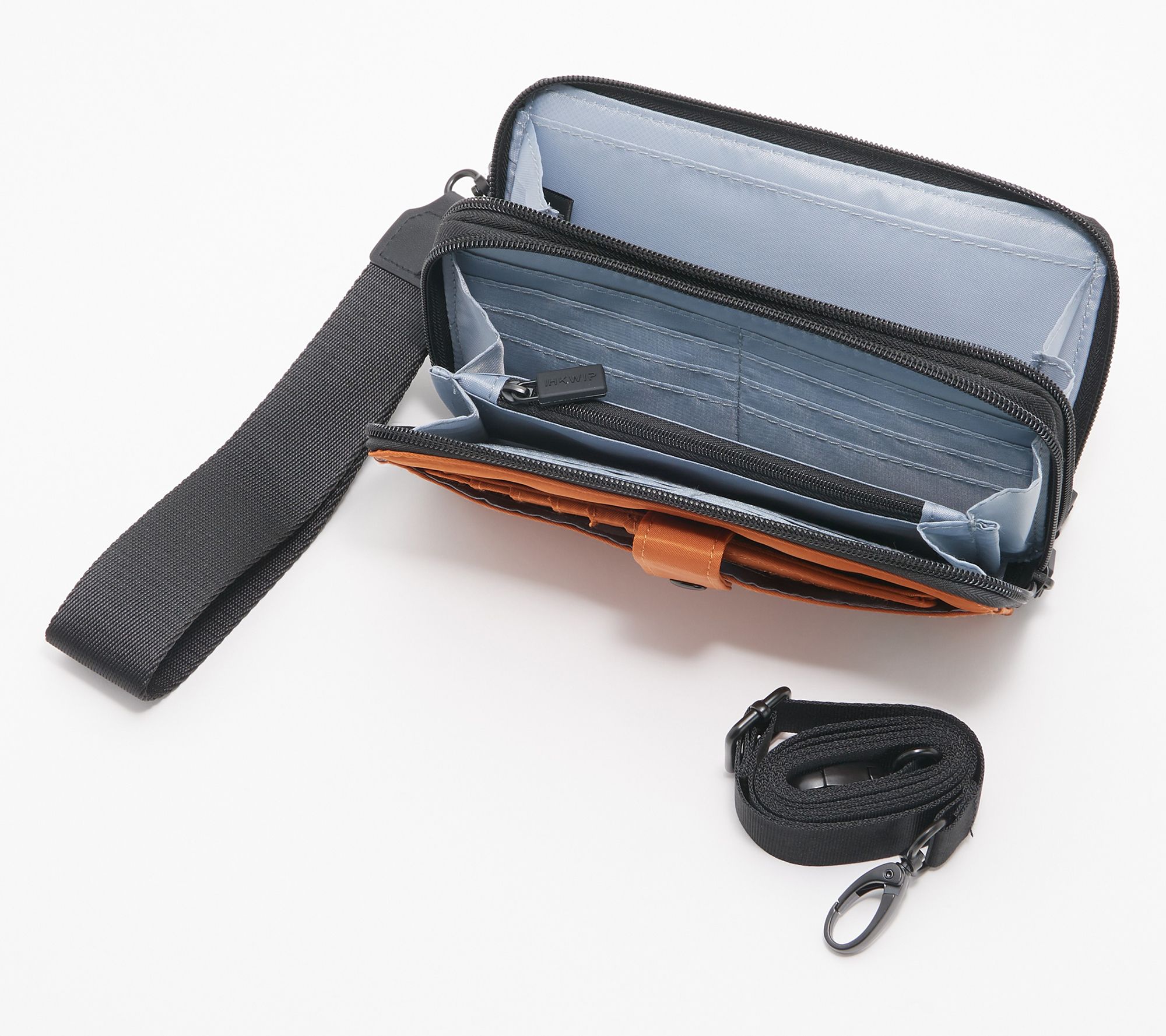 "As Is" IHKWIP Convertible RFID Wallet Crossbody w/ Card Case