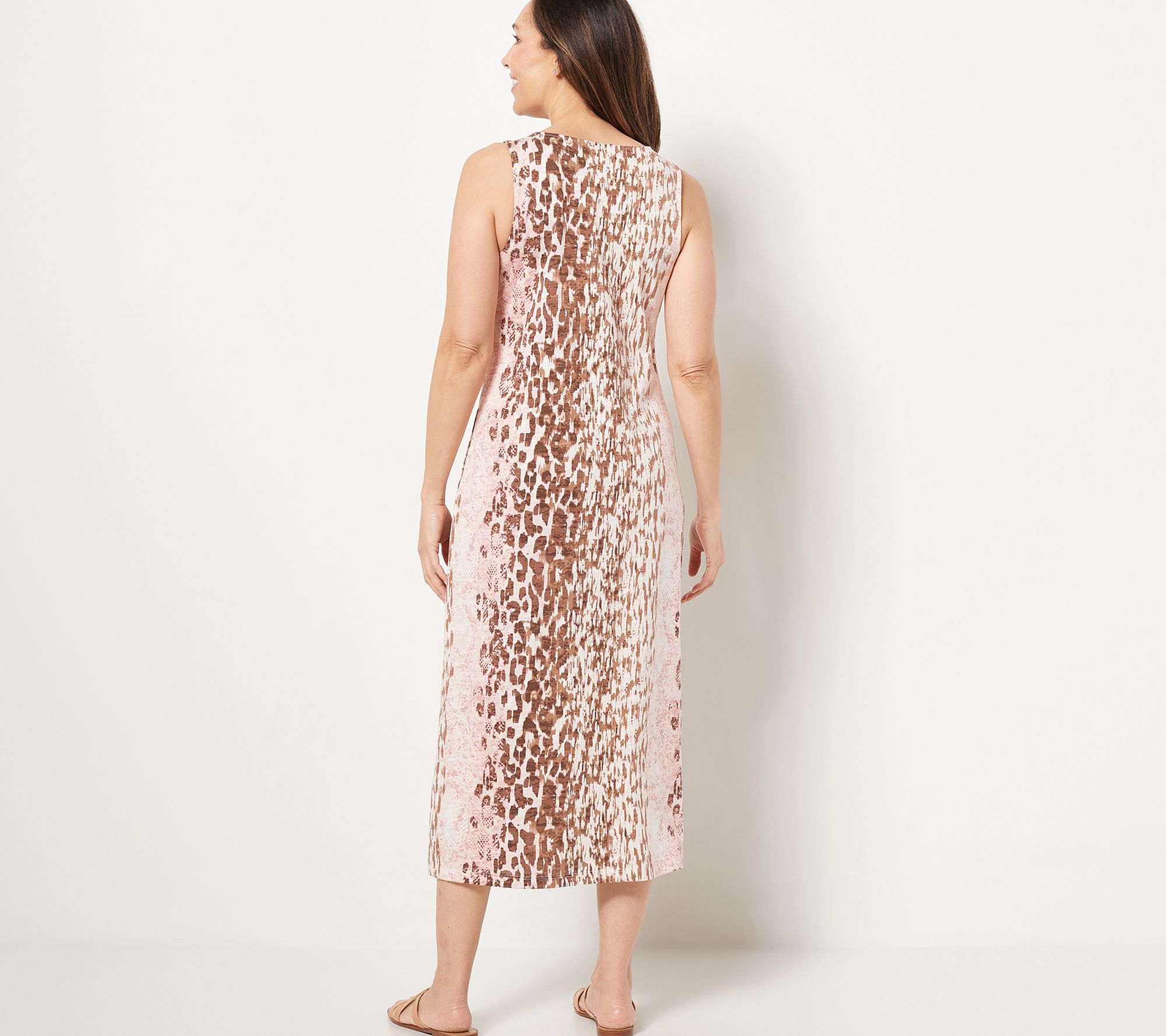 "As Is" Belle by Kim Gravel Regular Slub Knit Maxi Dress with Pockets