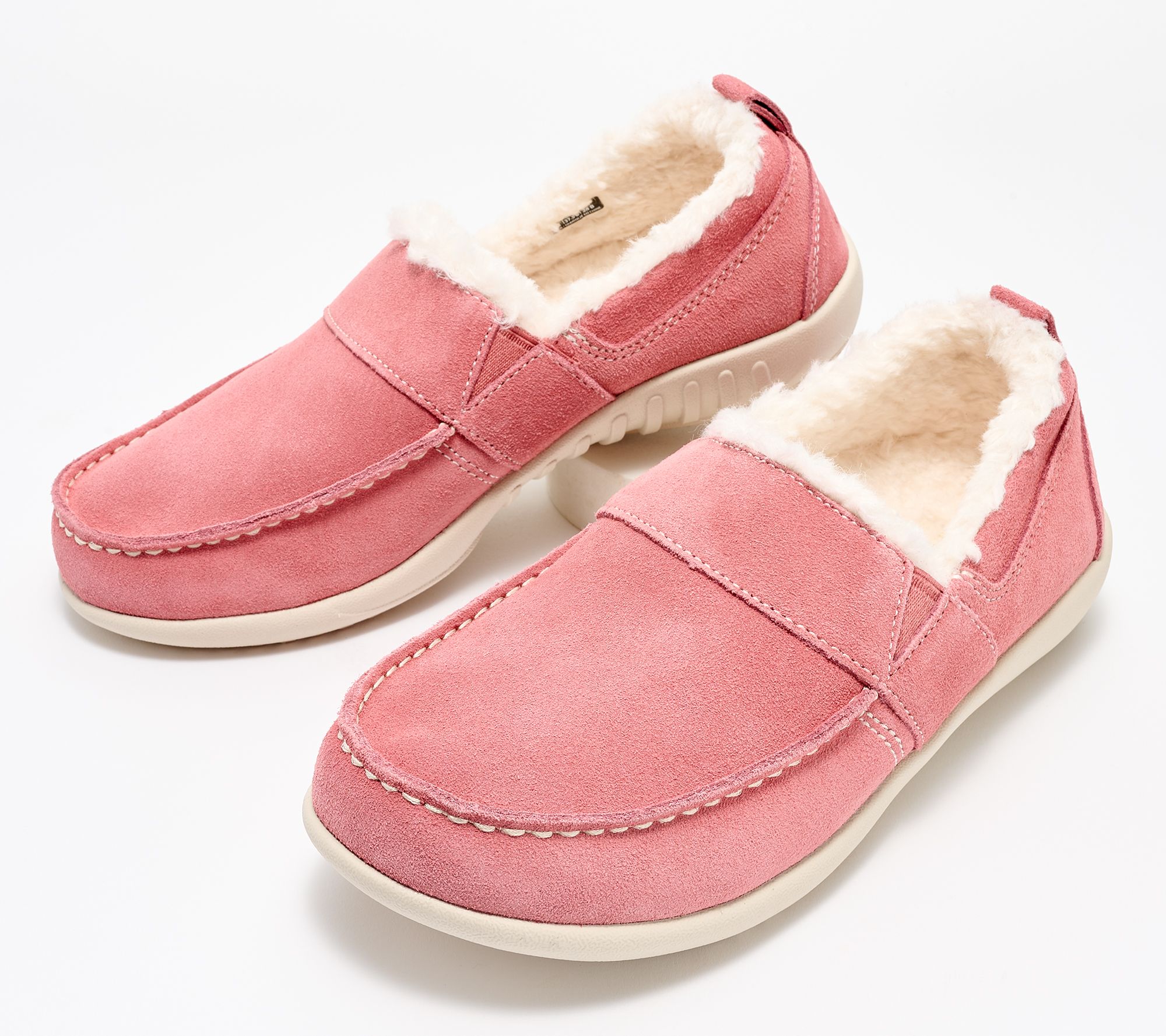 Revitalign Orthotic Warm-Lined Suede Loafers - Rio
