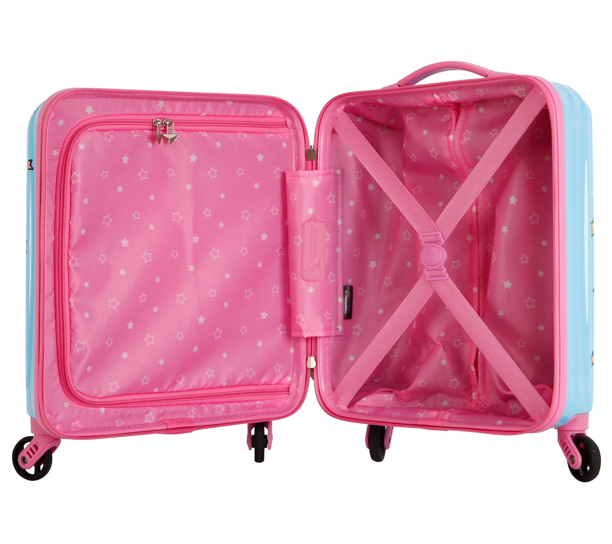 Triforce Luggage Kids 18 Sky Llama Carry-On 4-Wheel Spinner 