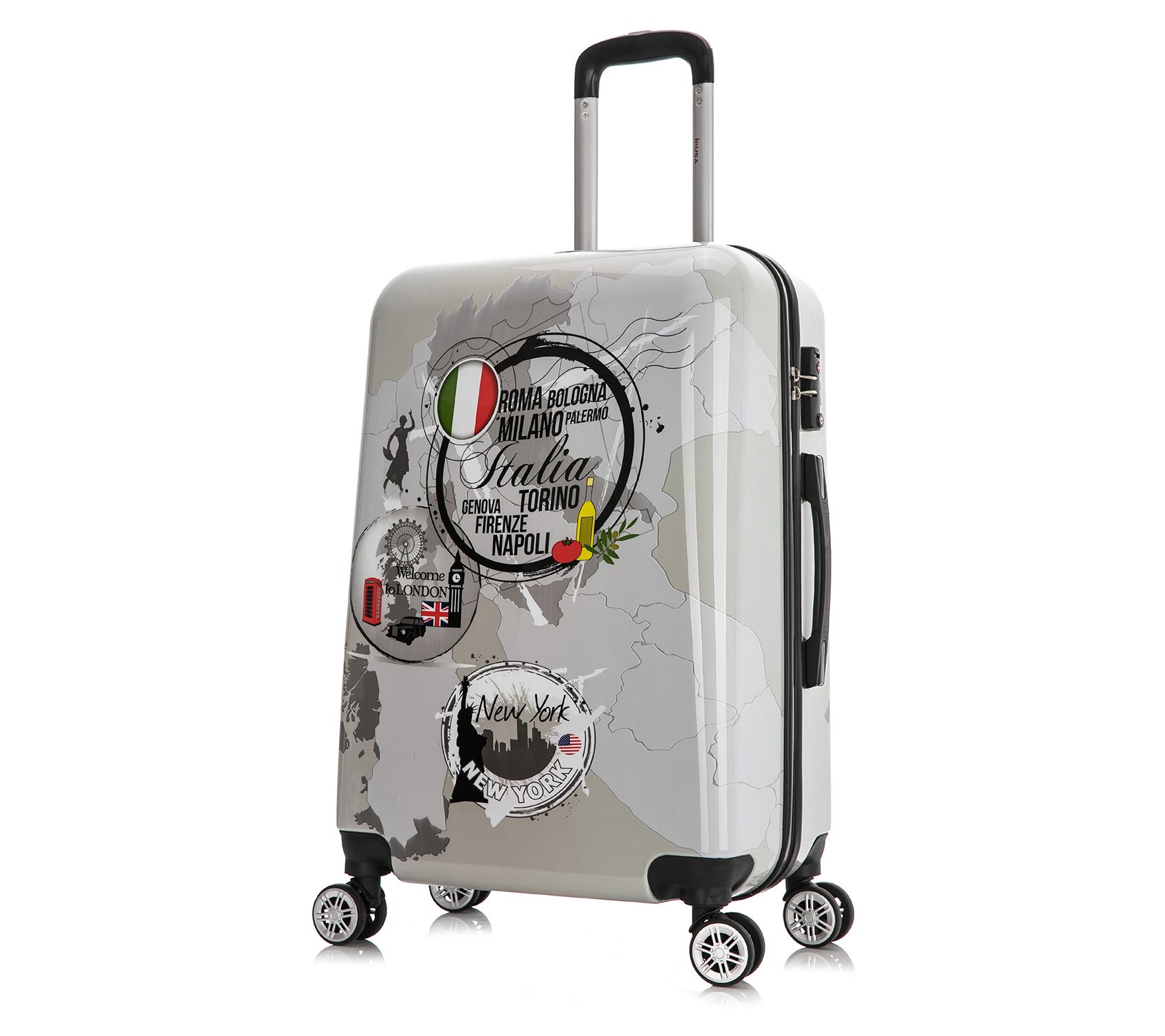 InUSA PRINTS 24" Lightweight Hardside Spinner Luggage