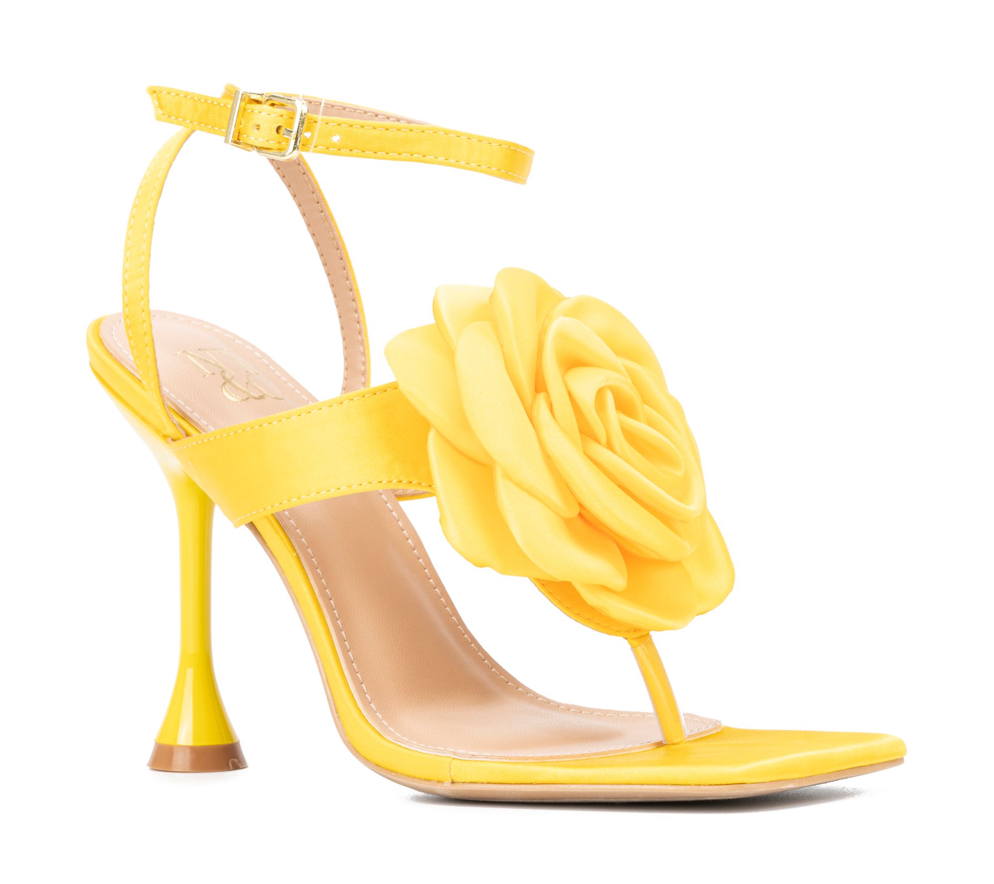 New York & Company Women's Satin Heels - Peony