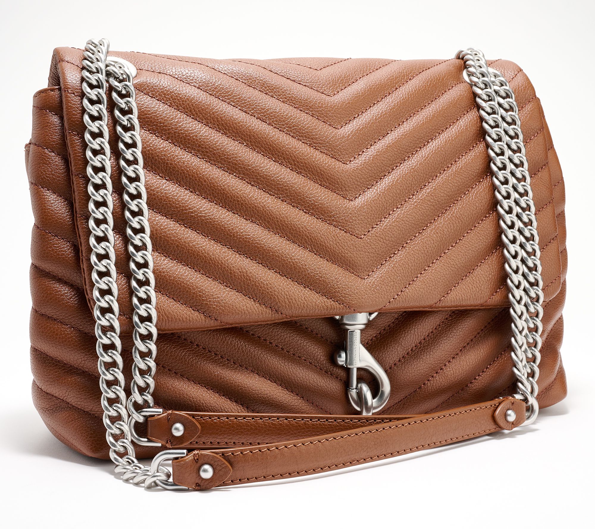 "As Is" Rebecca Minkoff Edie Flap Leather Shoulder Bag