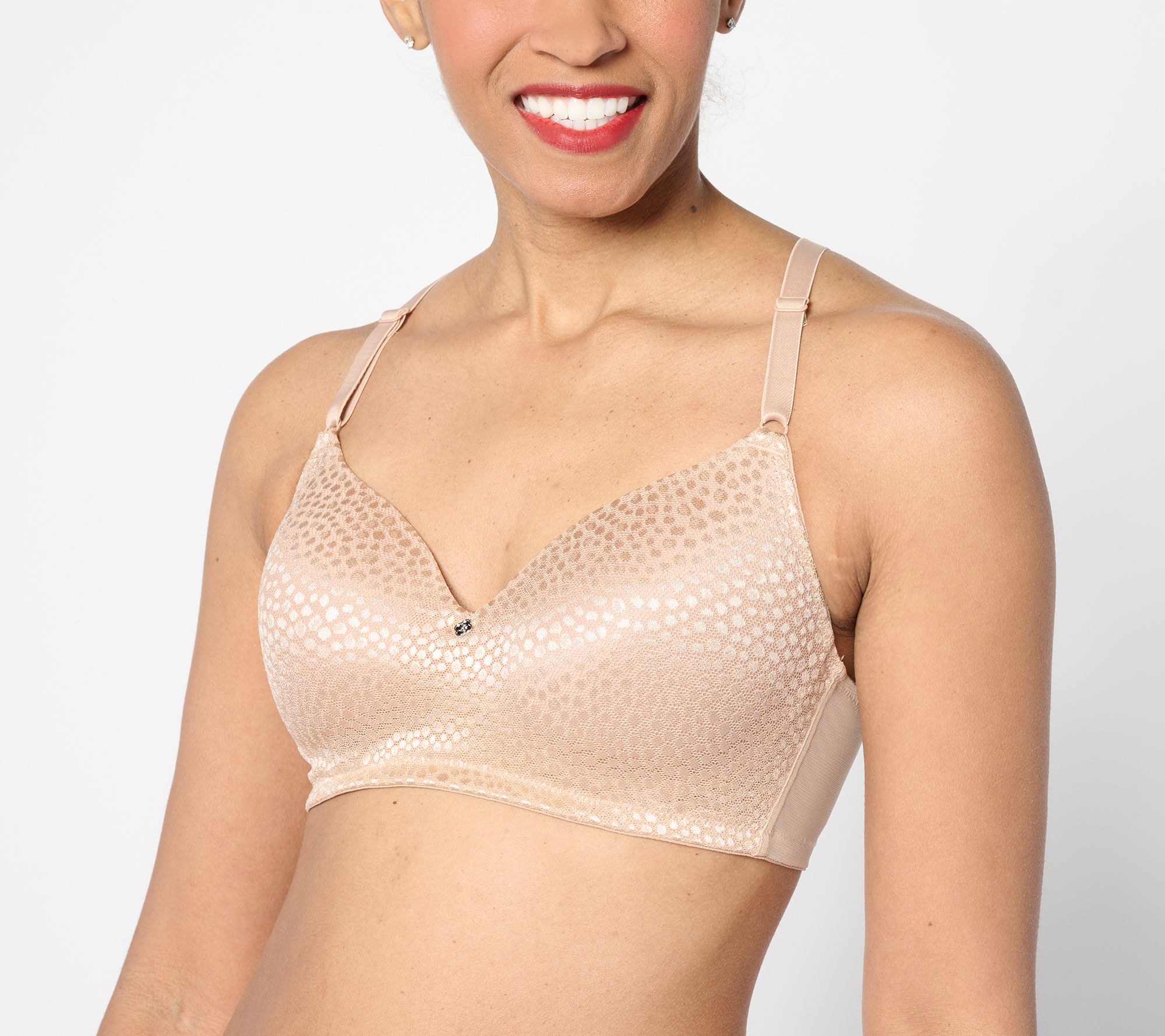 Breezies Diamond Shimmer Wirefree T-Shirt Bra