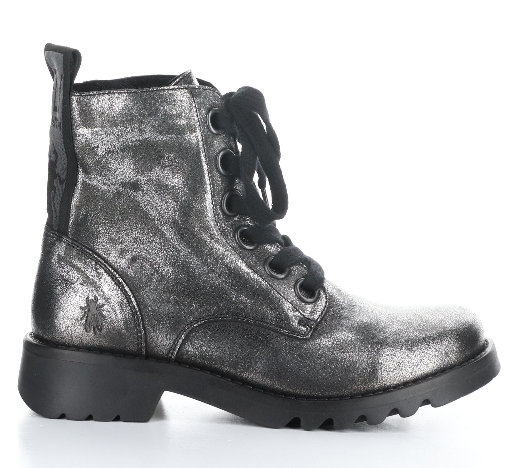 Fly London Metallic Leather Boots - Ragi - QVC.com