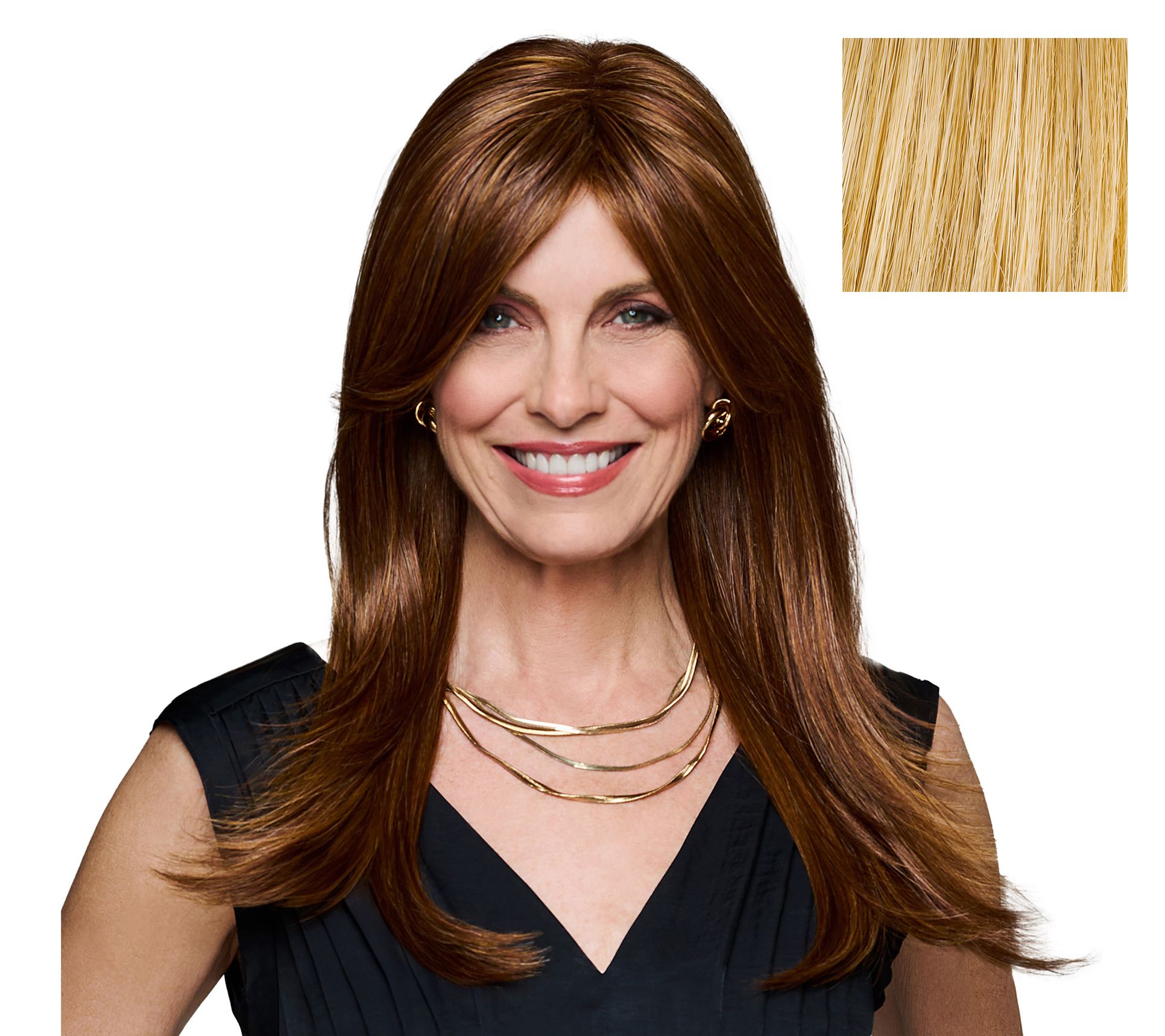 Hairdo Long and Lovely Curtain Bang Wig