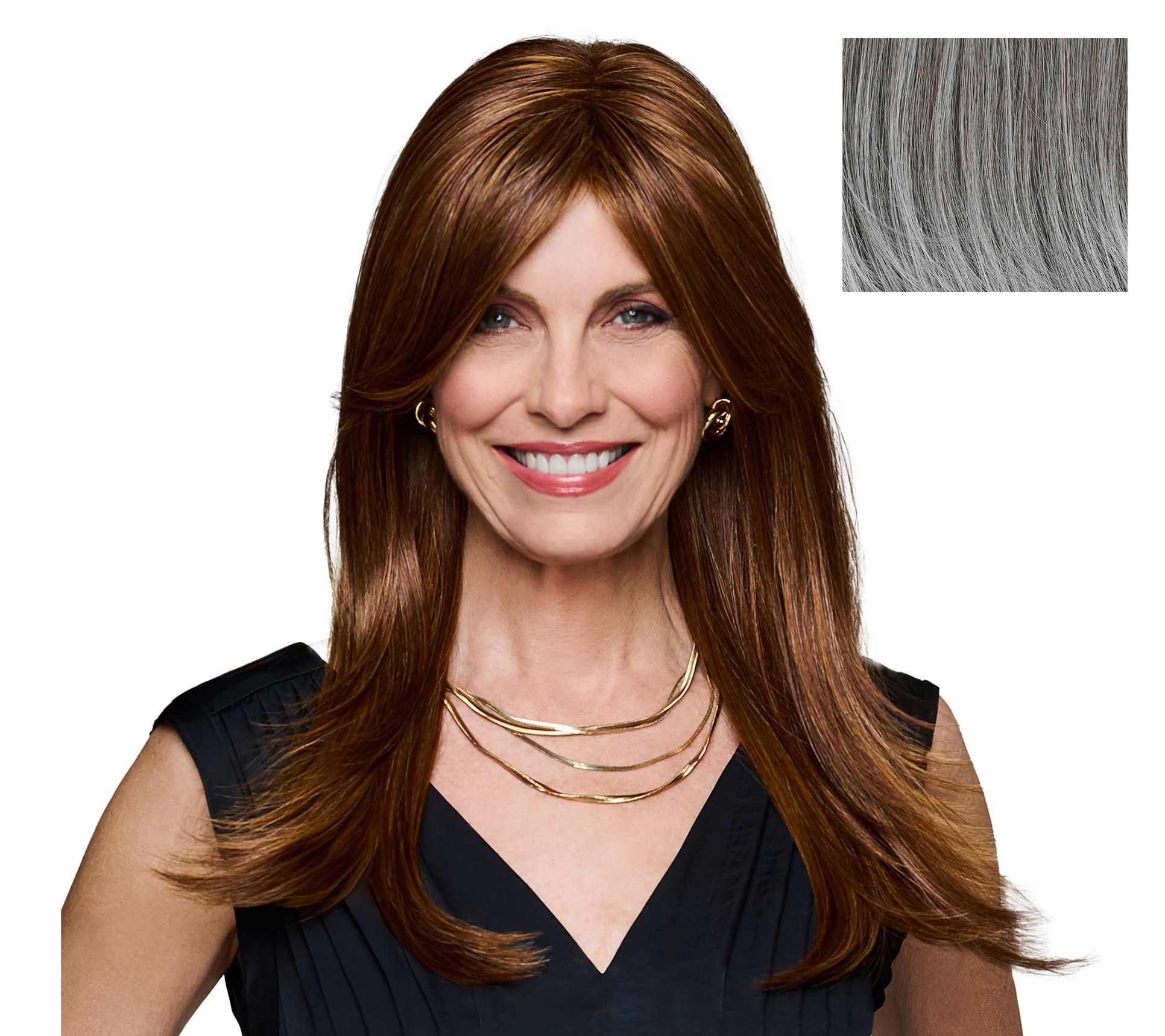 Hairdo Long and Lovely Curtain Bang Wig
