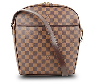 Pre-Owned Louis Vuitton Tribeca Carre Damier Ebene Brown 