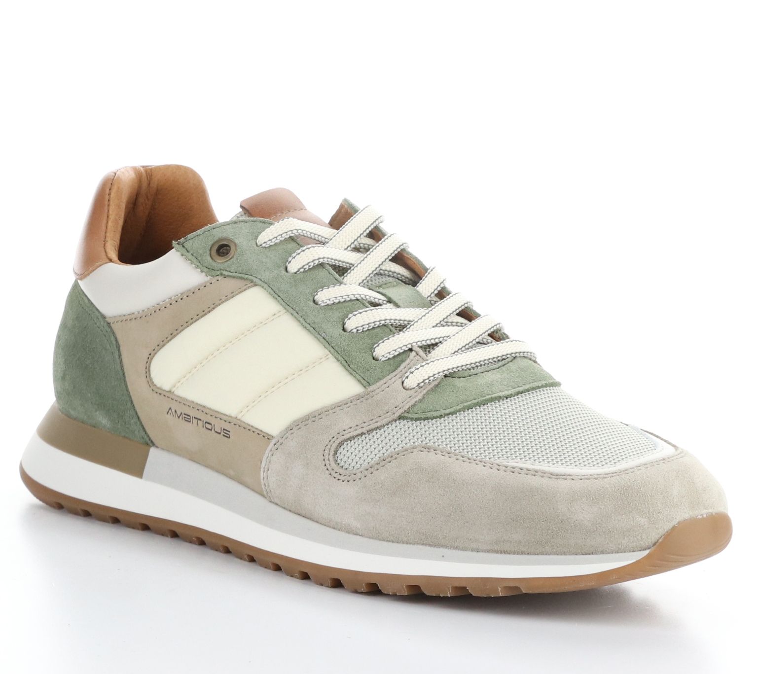 Ambitious Suede and Fabric Fashion Sneakers - 12554A-S