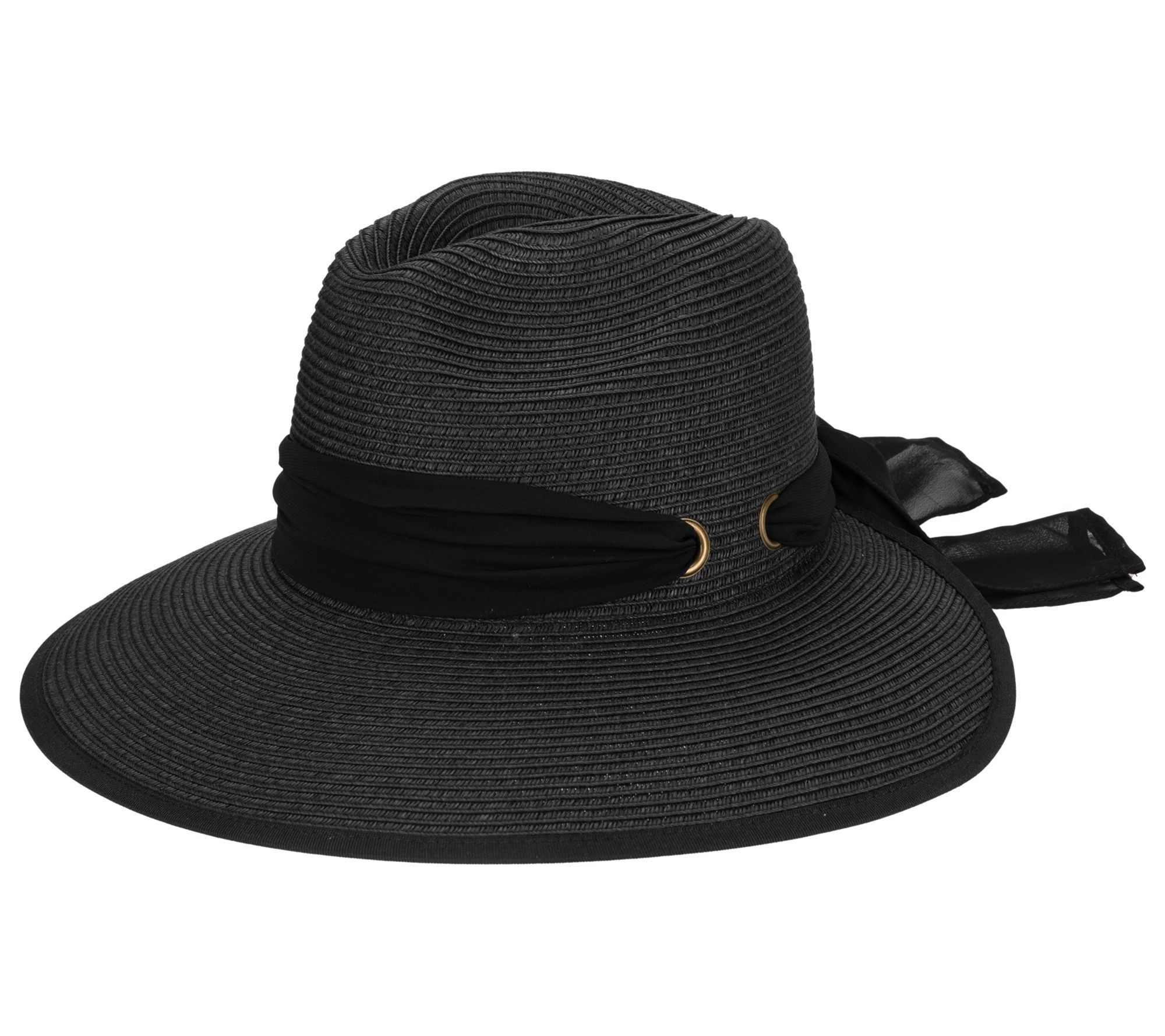 San Diego Hat Co. Ultrabraid Pinched Crown FaceSaver Sun Hat - QVC.com