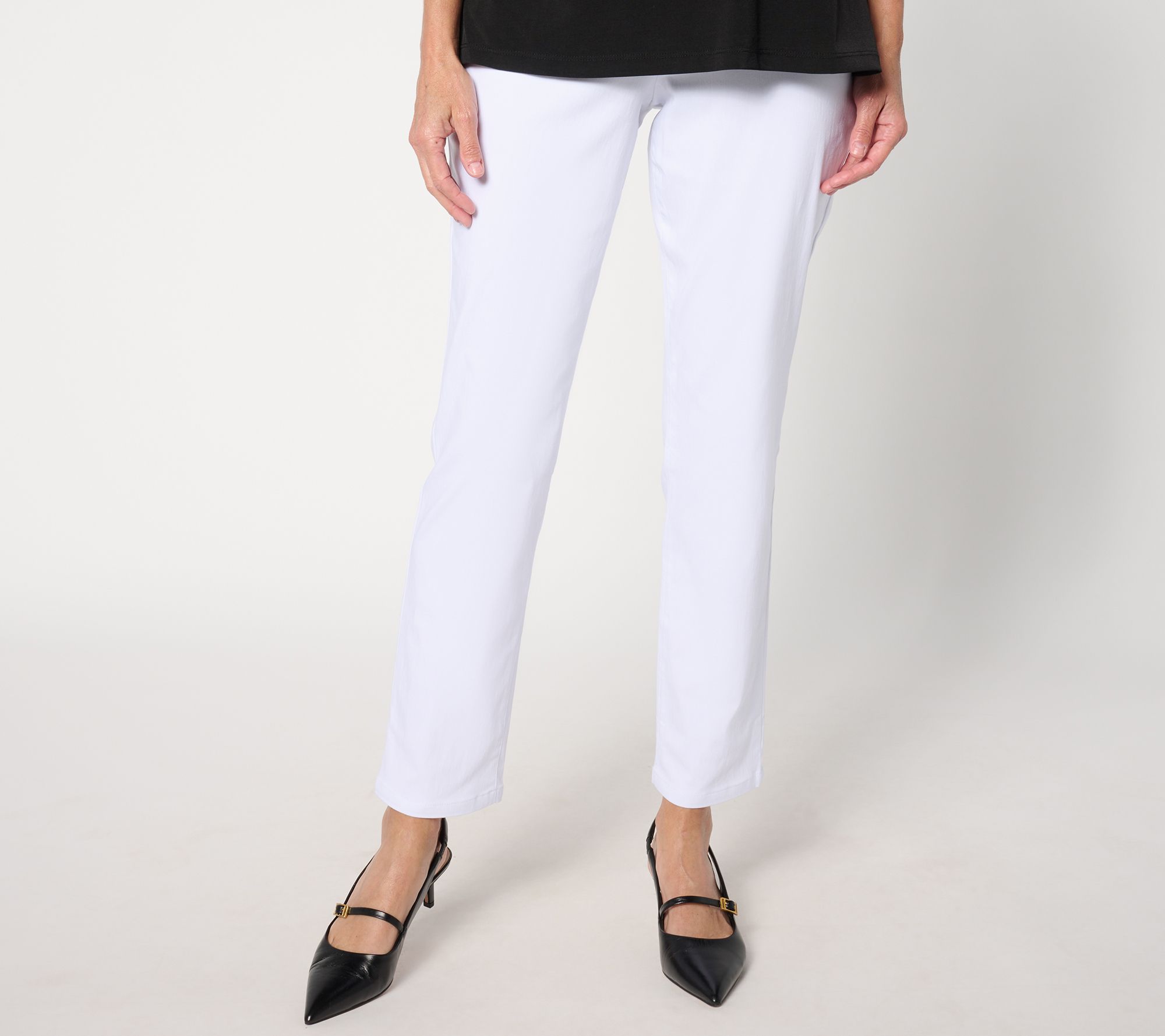 Susan Graver Regular Ultra Stretch Slim Leg Pants