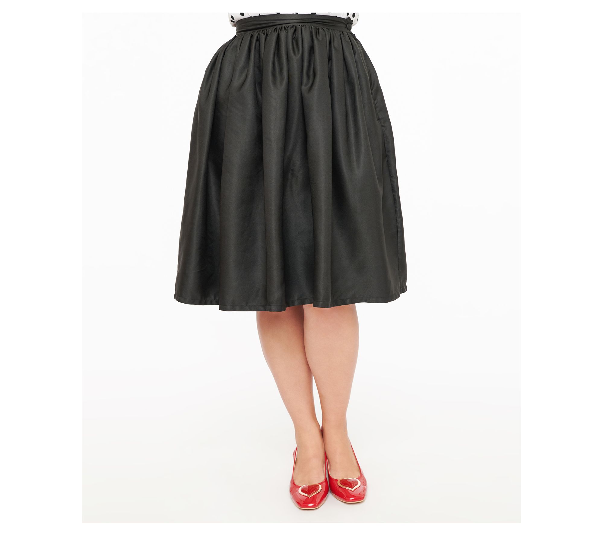 Unique Vintage 1950s Plaid Gellar Swing Skirt