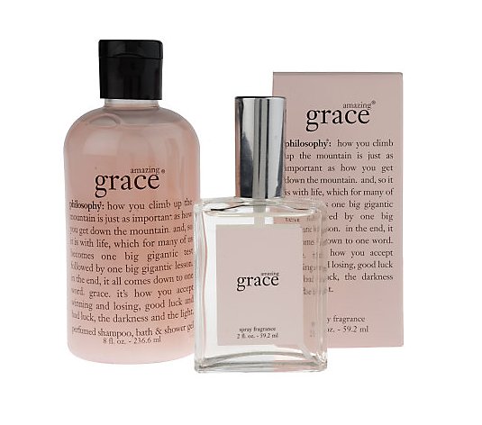 philosophy amazing grace shower gel & spray fragrance