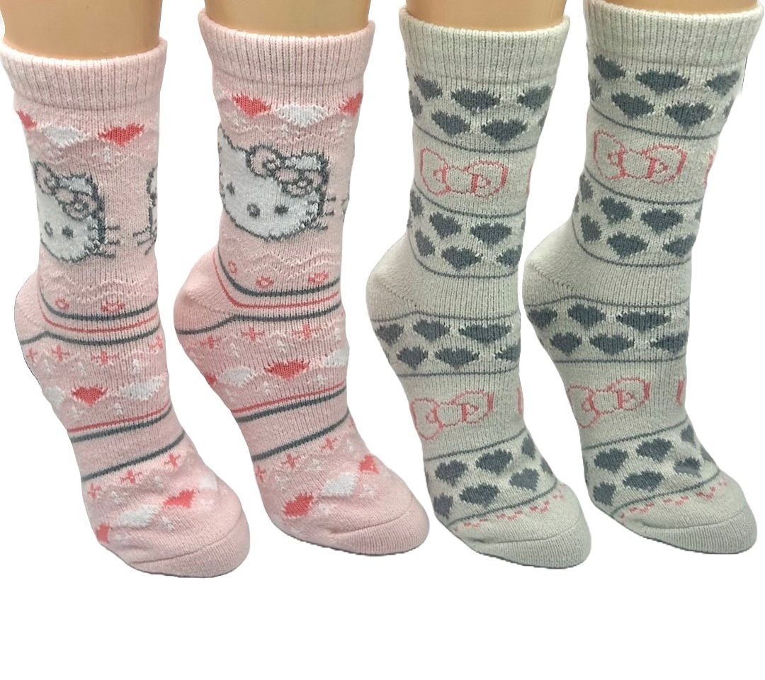 Ladies' Set of 2 Character Butter Boot Socks