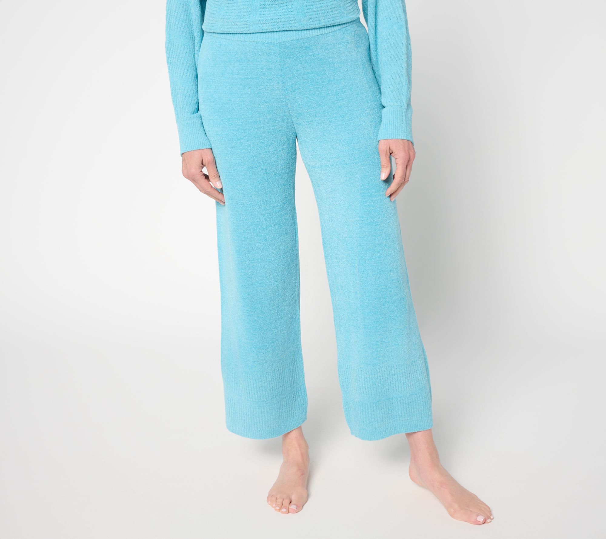 Barefoot Dreams Tall CozyChic Ultra Lite Stripe Cuff Crop Pant