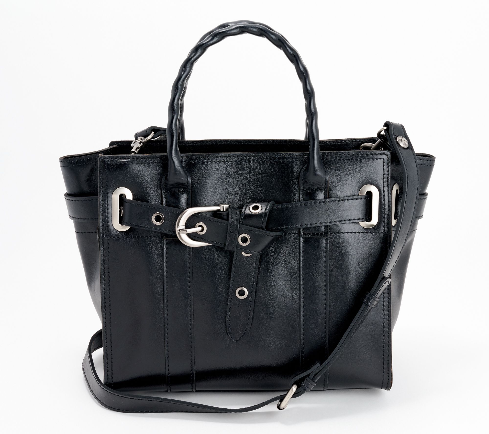 Patricia Nash Leather Discovery Attica Satchel