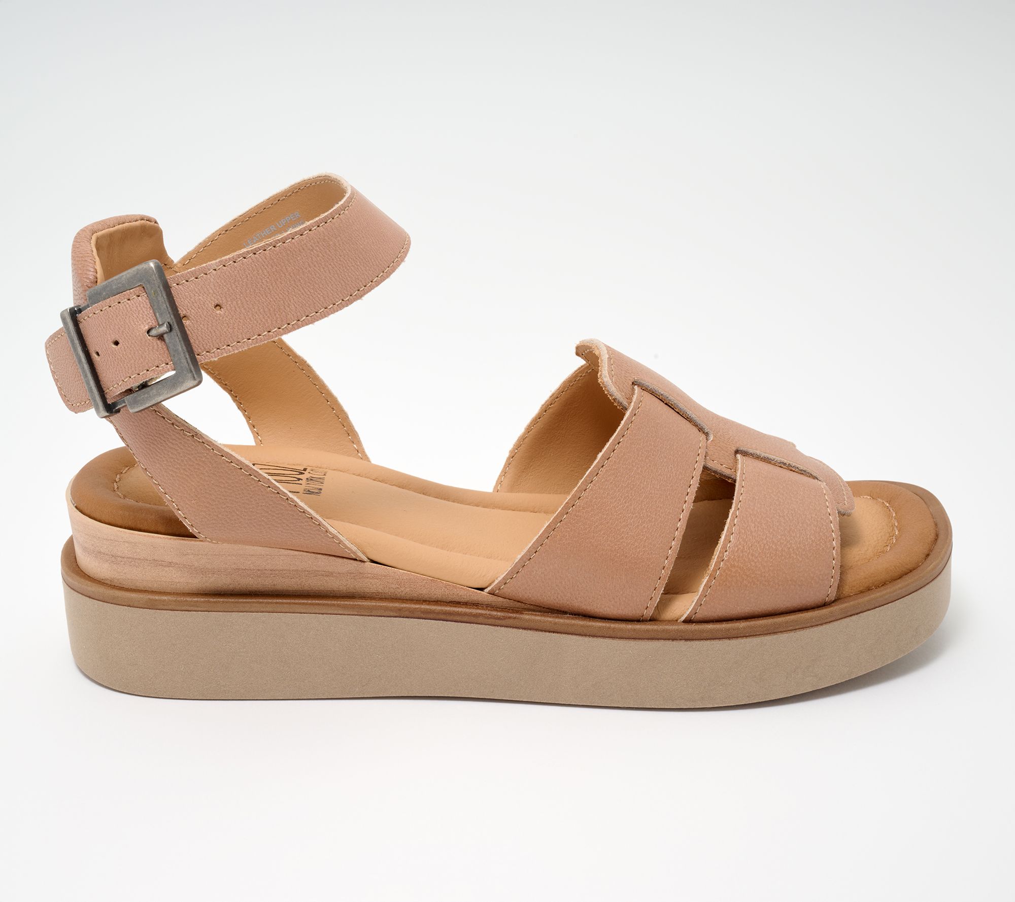 【みさみさ】 Miz Mooz Leather Perforated Casual Sneakers - Murphie - QVC.com