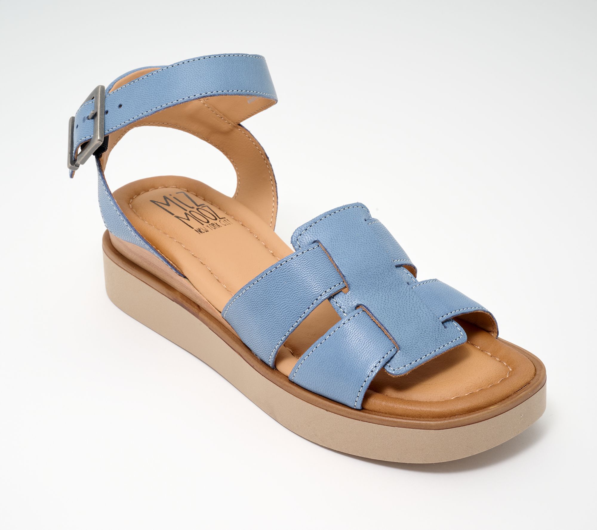 Miz Mooz Leather Ankle Strap Sandals - Shaelan