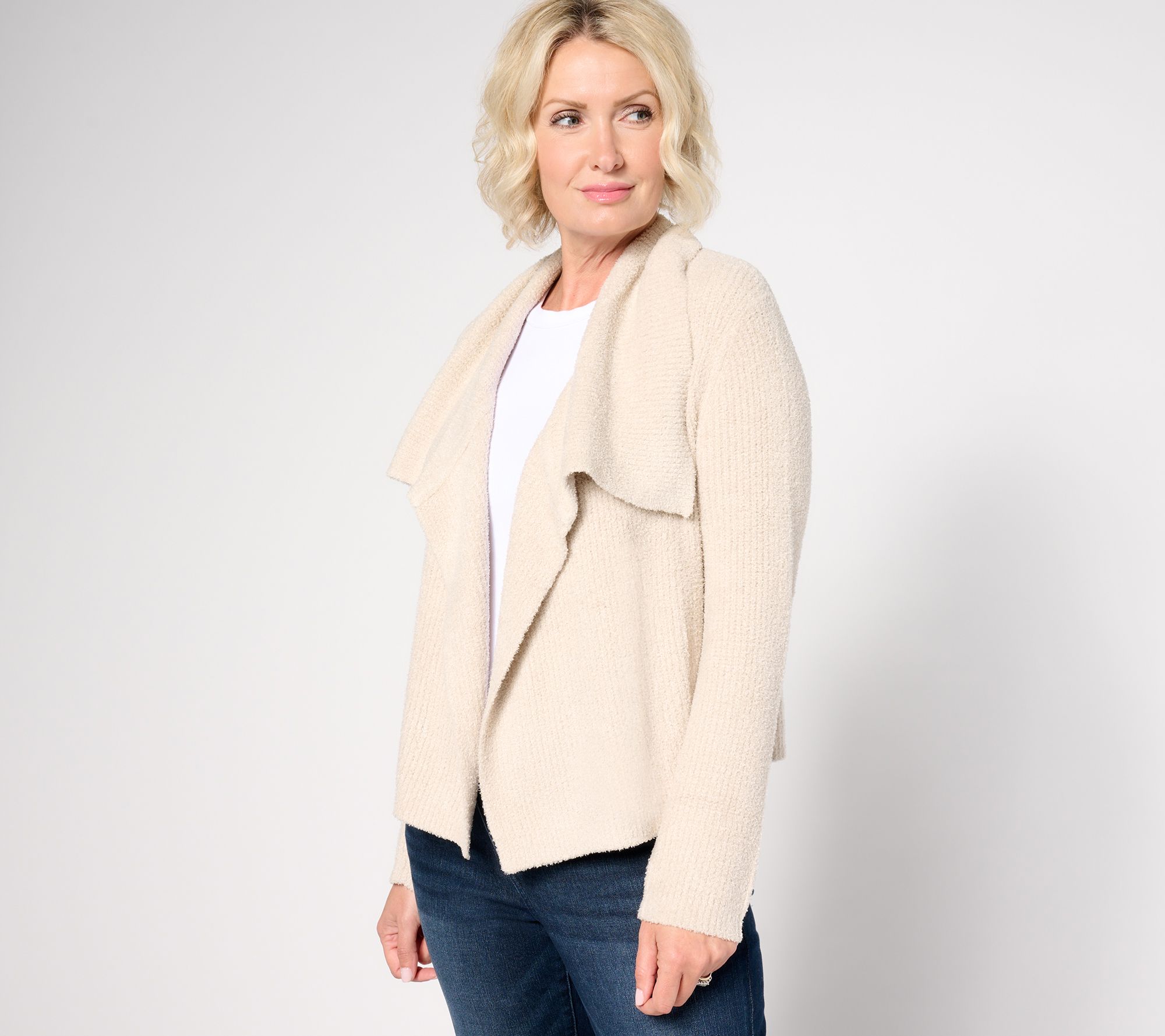 "As Is" Barefoot Dreams CozyChic Lite Shawl Cardigan