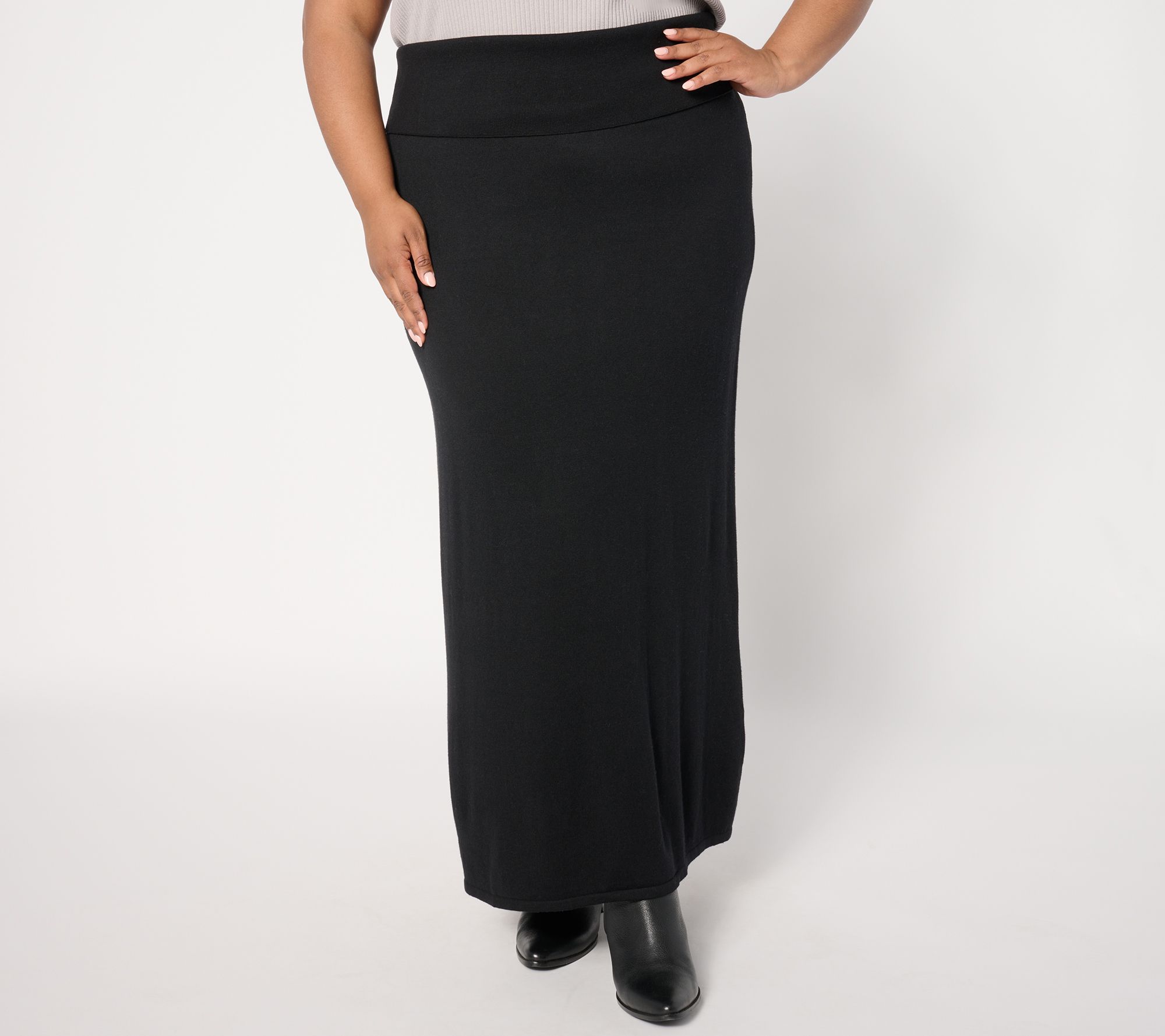 "As Is" Attitudes by Renee Petite Sweater Maxi Skirt