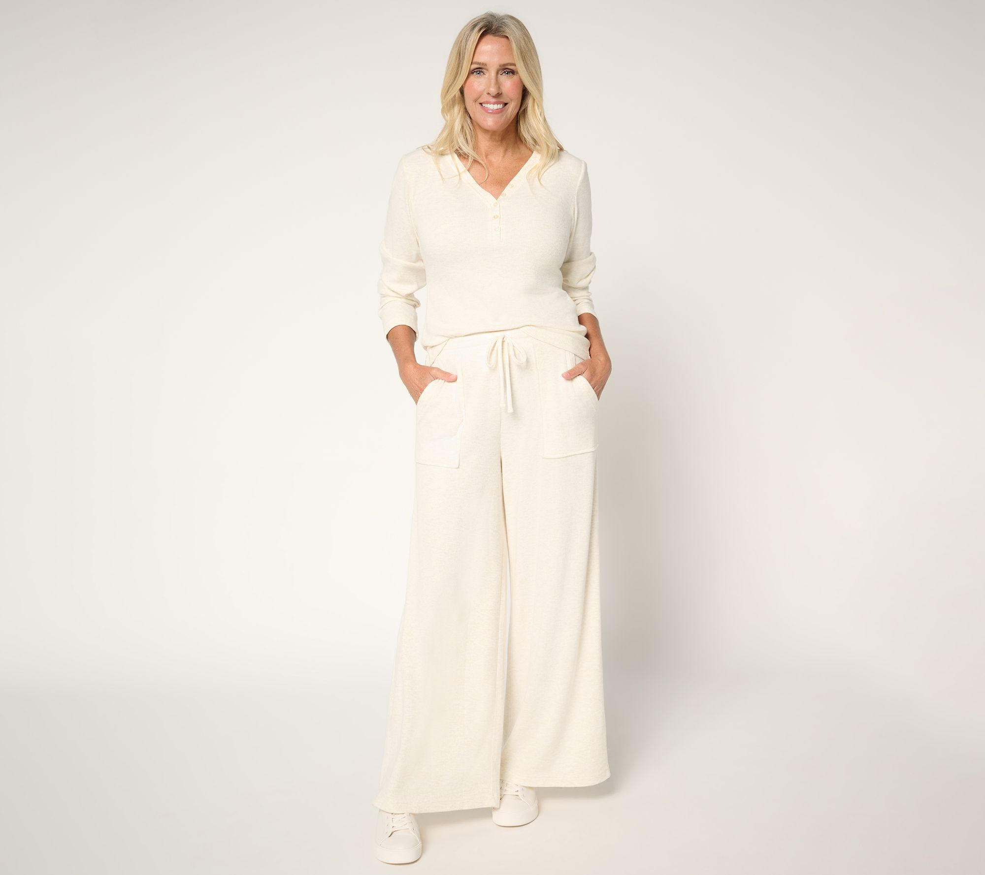 Berkshire Homewear Divine Soft Waffle 2-Piece Lounge Set