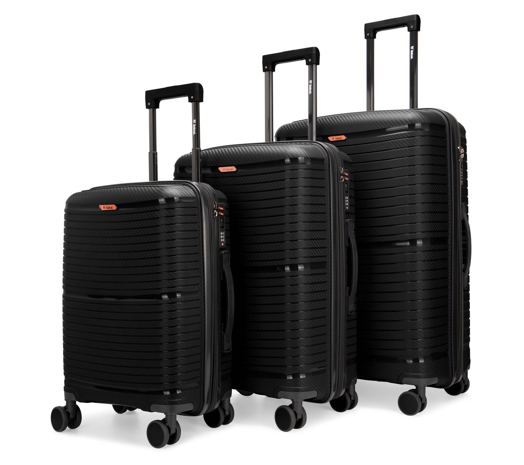 Bobcat Trencher 3pc Expandable Hardside SpinnerLuggage