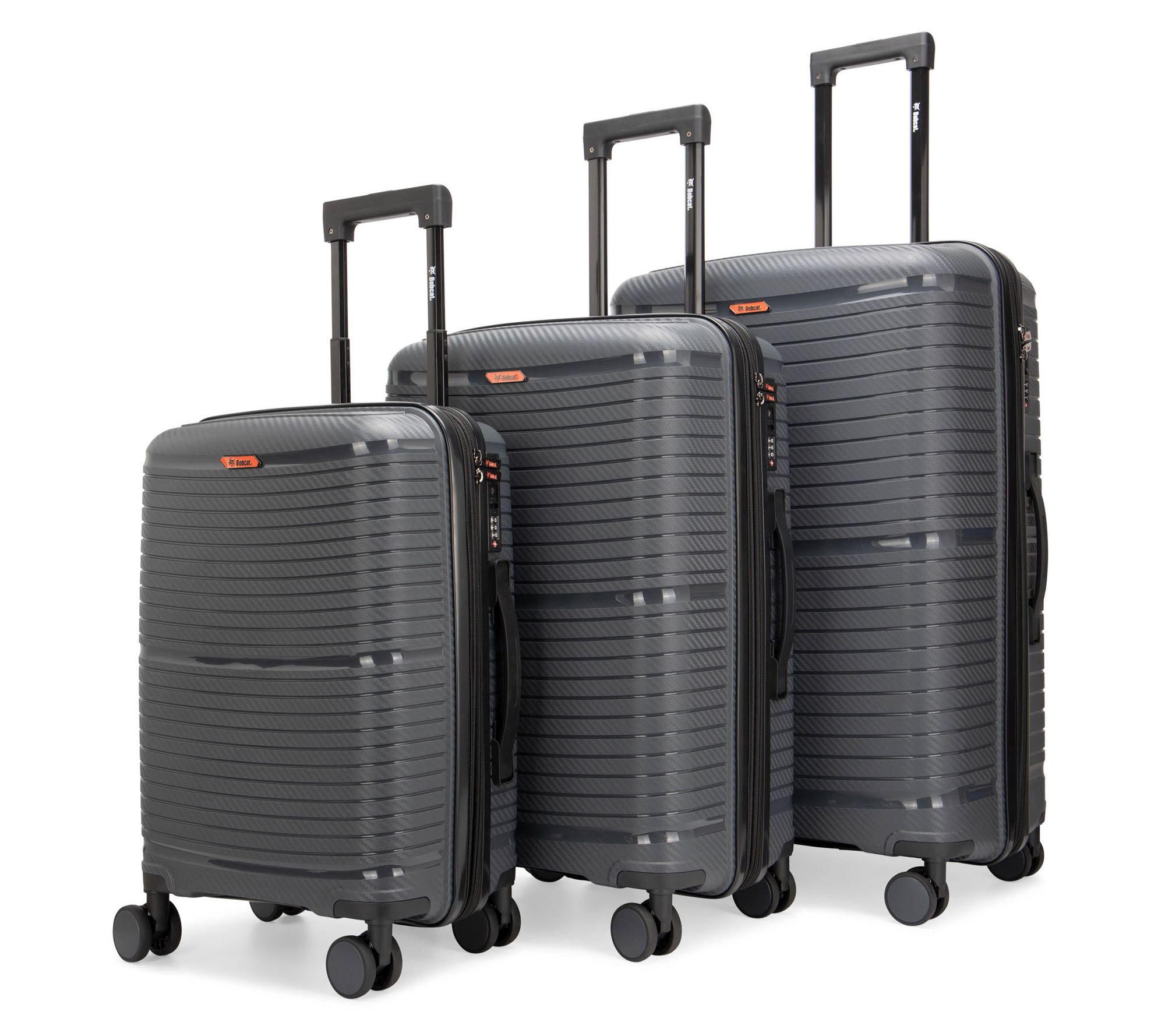 Bobcat Trencher 3pc Expandable Hardside SpinnerLuggage
