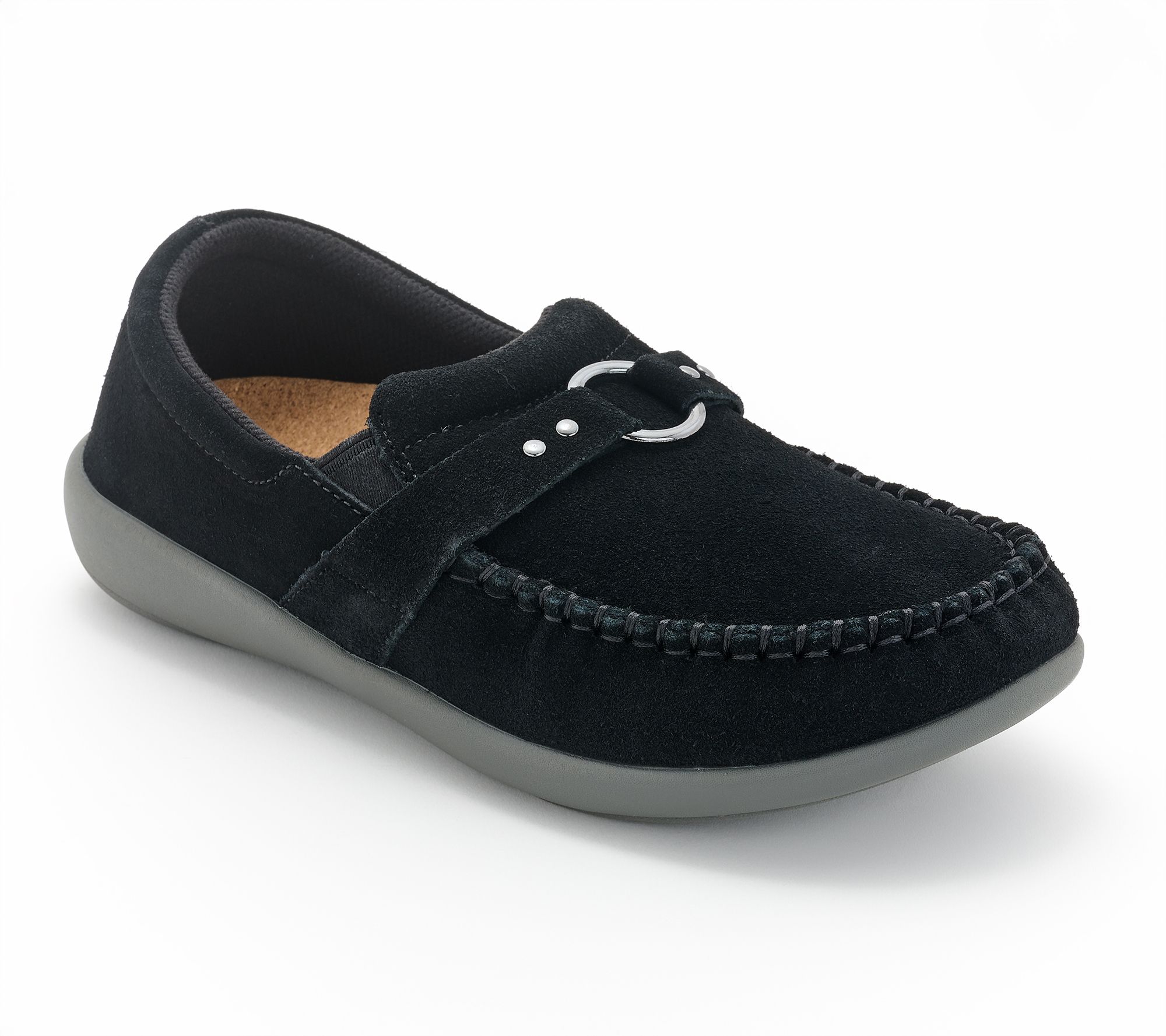 Revitalign Orthotic Suede Slip-Ons - Siesta Ascend
