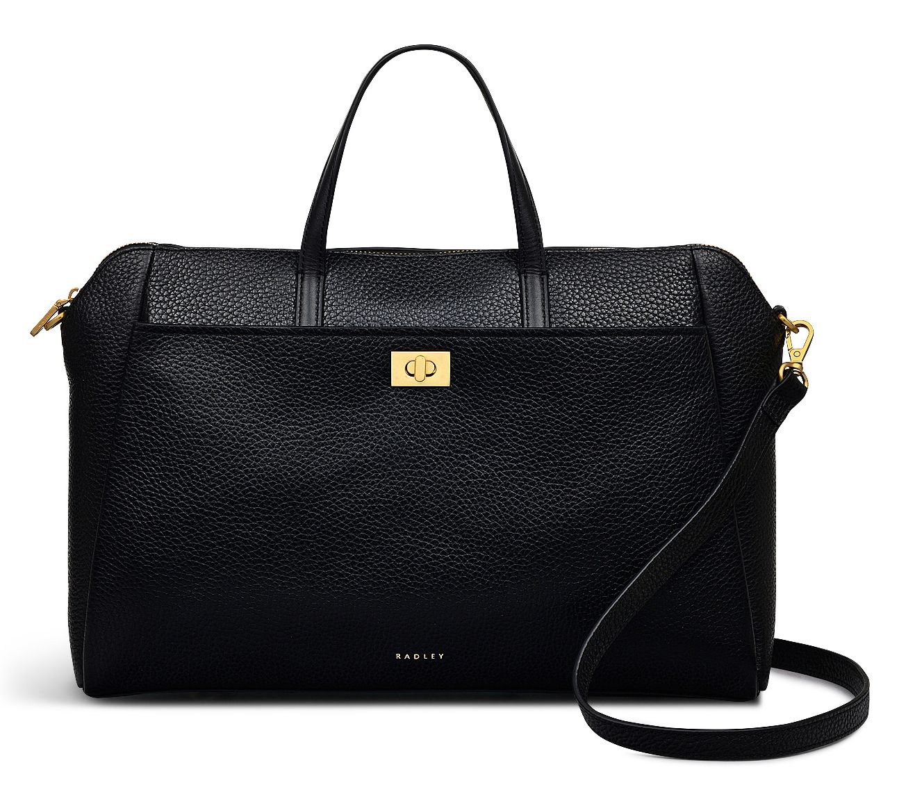 RADLEY London Brook Avenue Medium Zip Leather Satchel - QVC.com