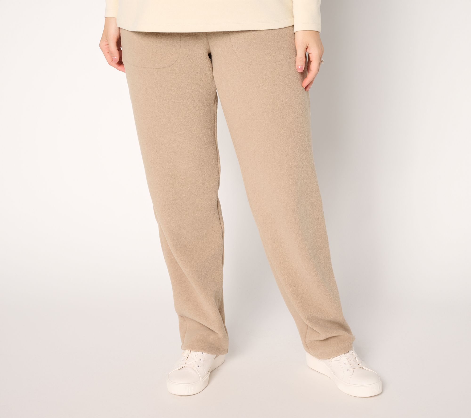 Denim & Co. Active Tall Fleece Straight Leg Pants