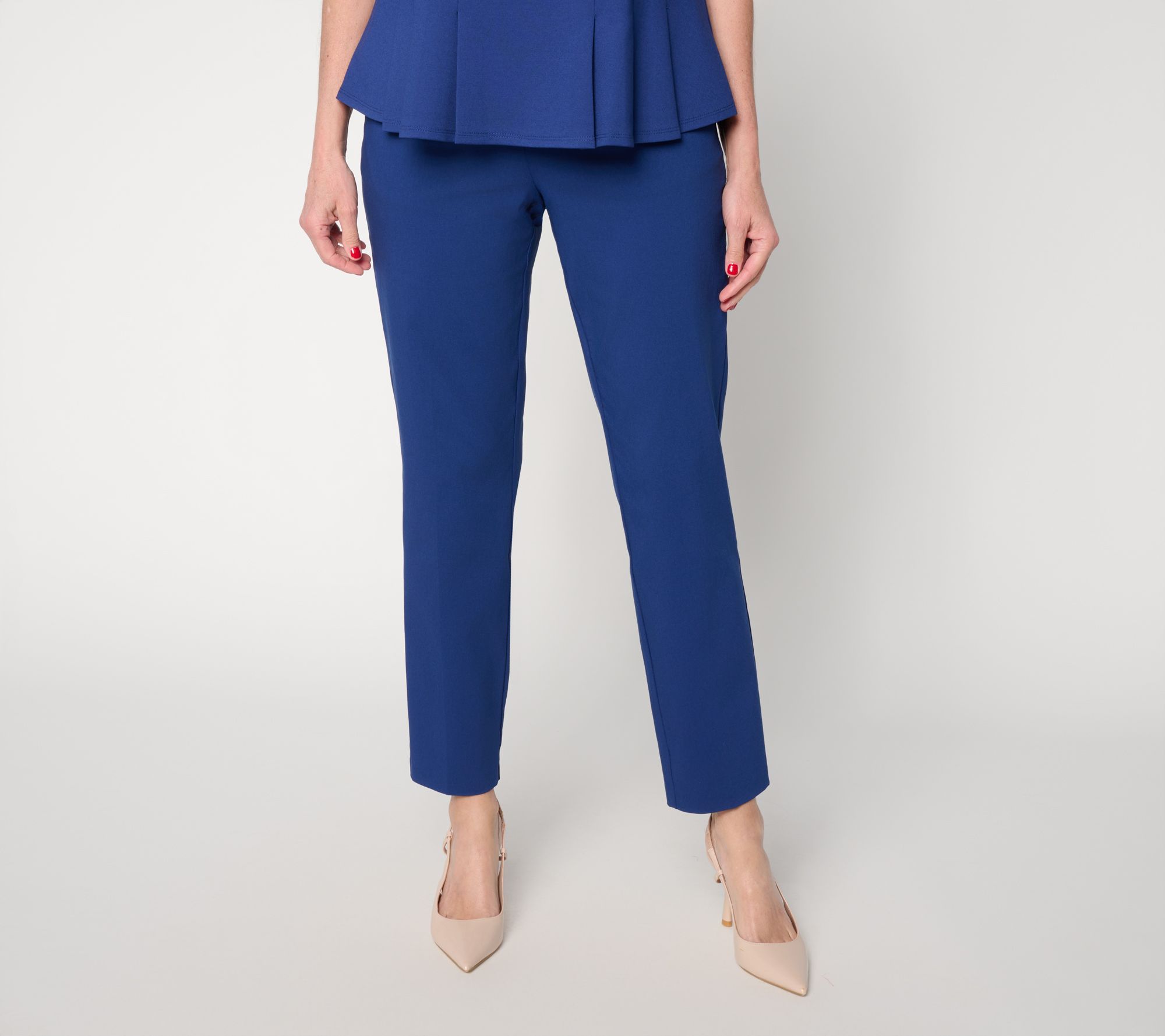by Stacy London Regular Stretch Cigarette Ankle Pants