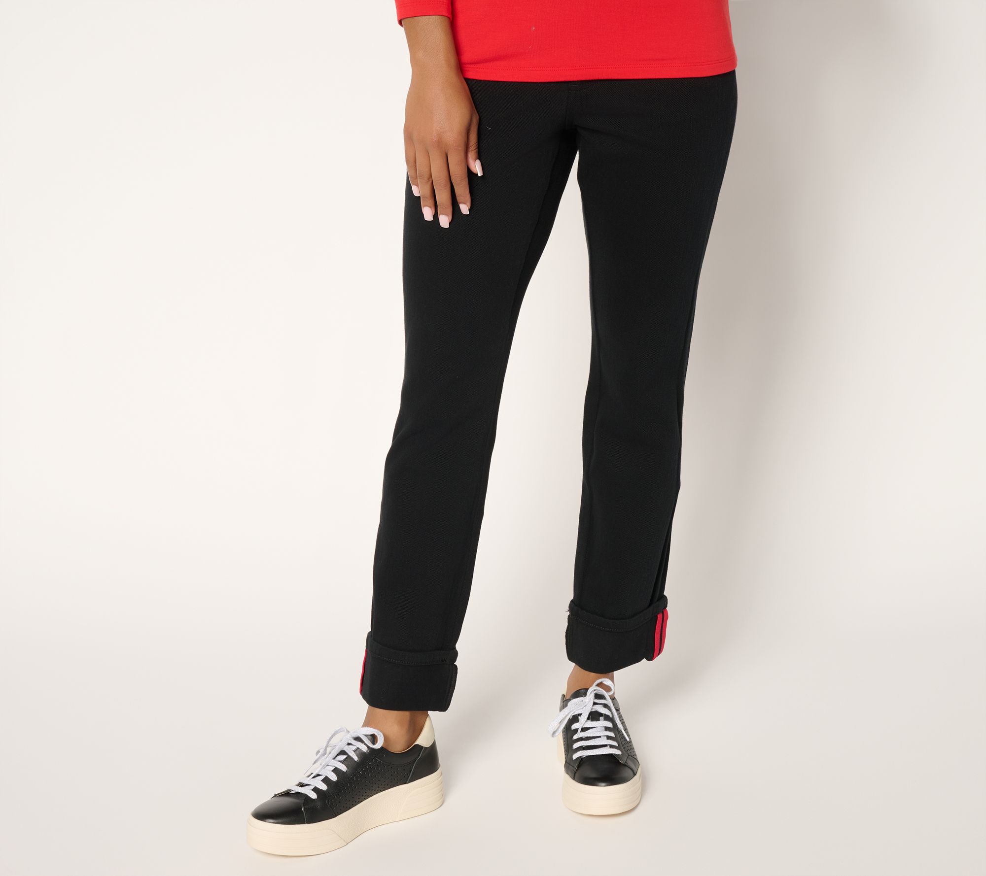 "As Is" Belle by Kim Gravel Pet Flexibelle Game Day Cuffed Jean