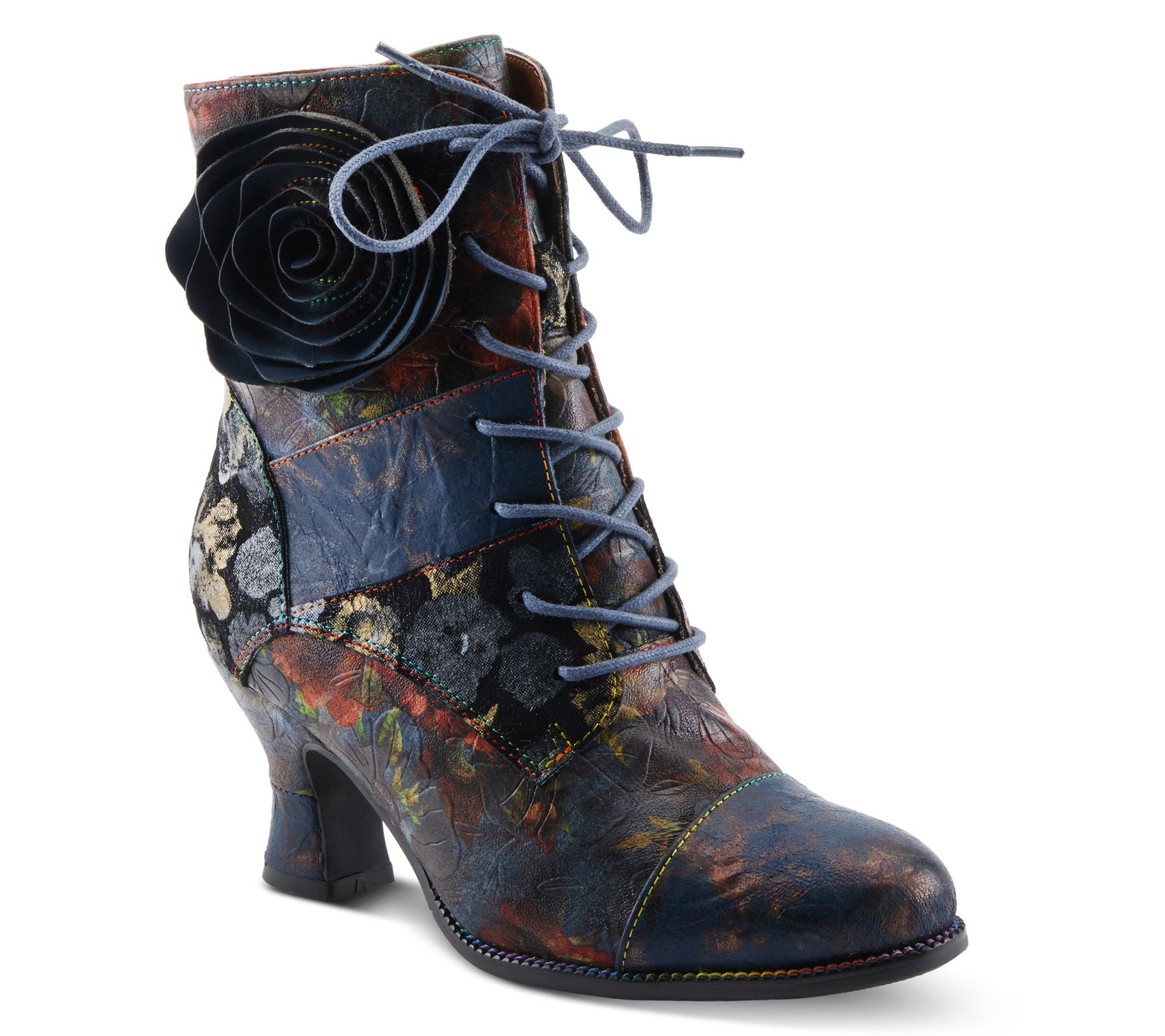 L'Artiste by Spring Step Lace-up Boots - Roselia-Flow