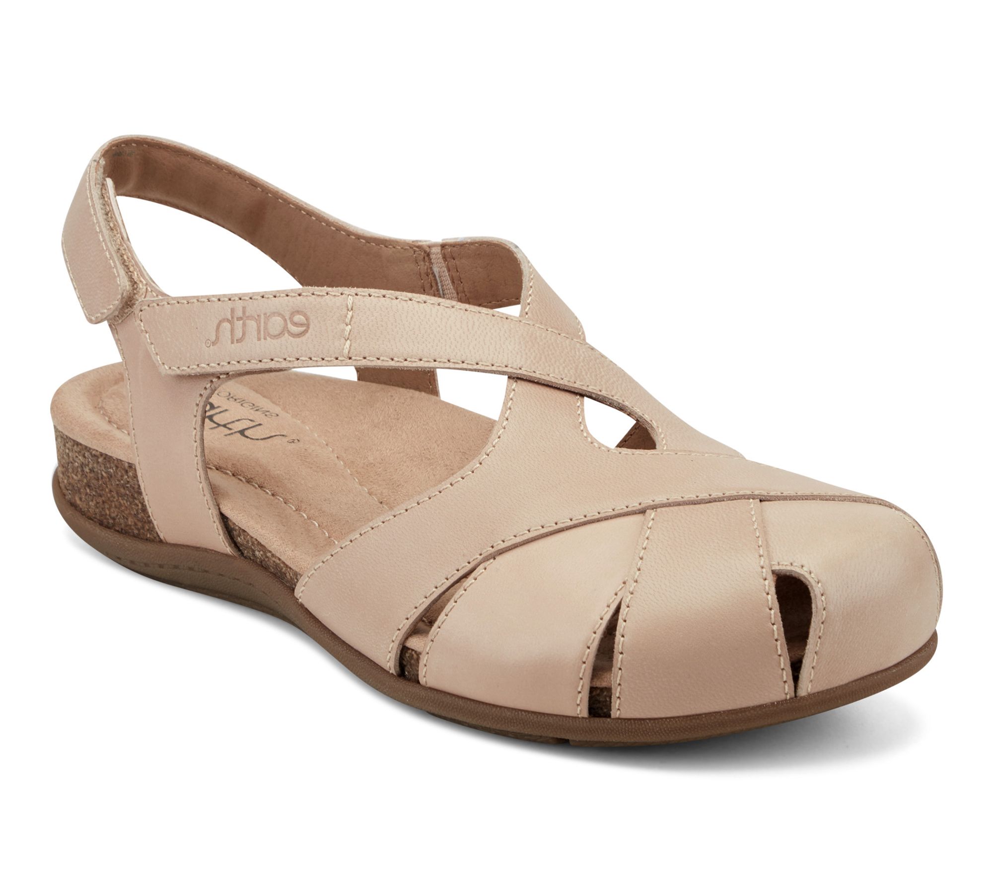 Earth Leather Keyhole Fisherman Sandals-Brentia
