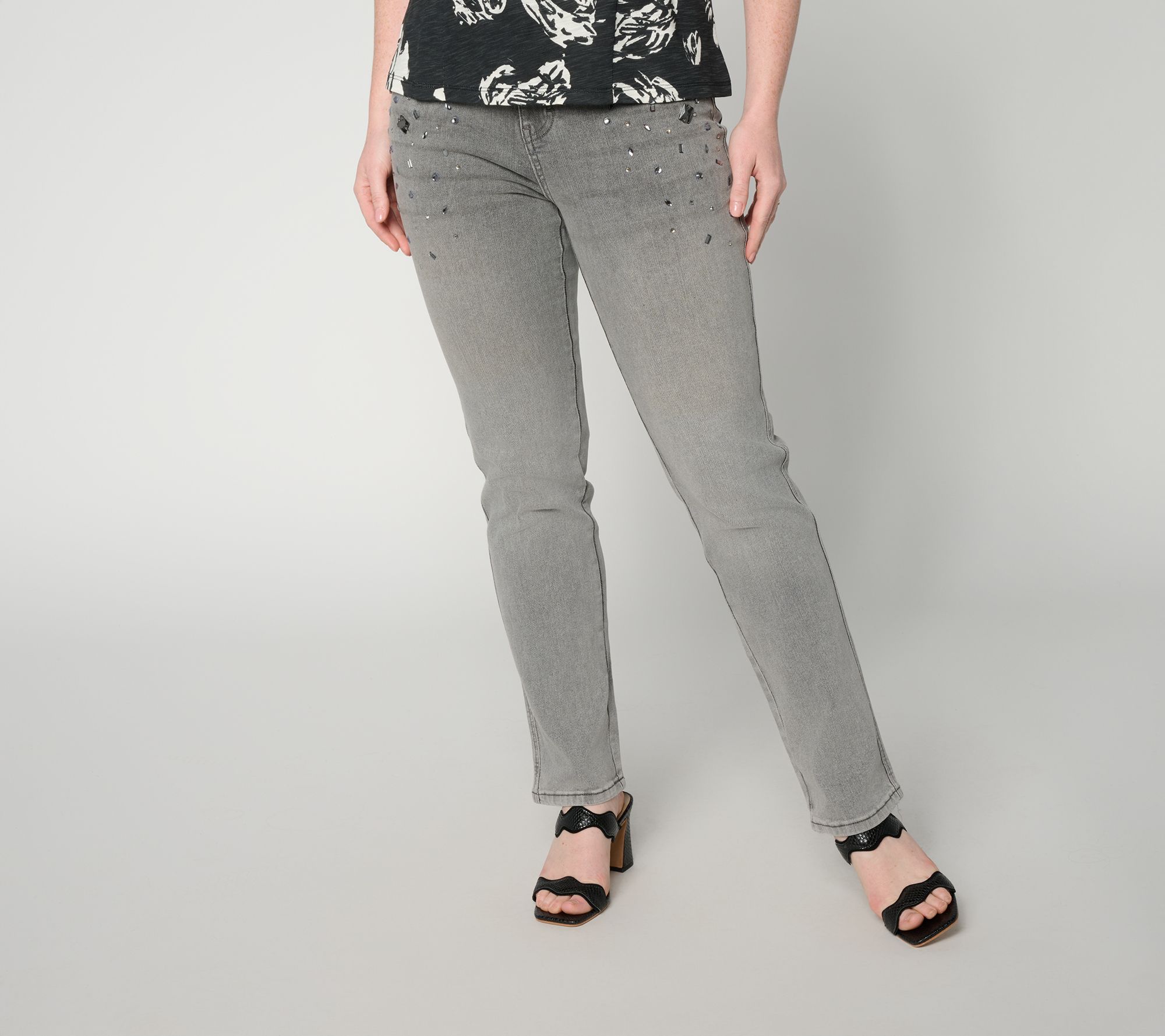 RM Studio x Rebecca Minkoff Petite Micha Embellished Jeans