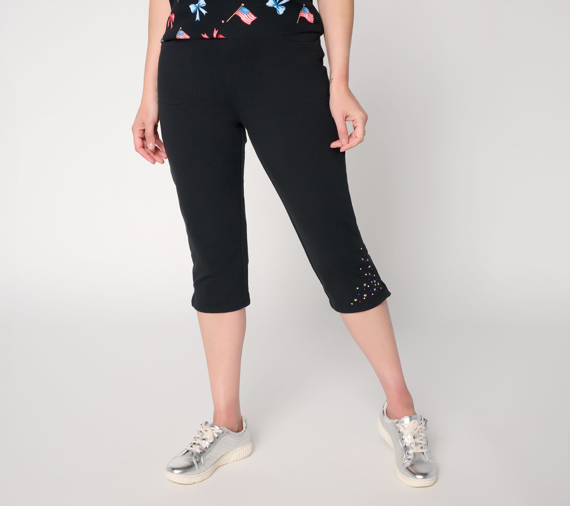 Quacker Factory DreamJeannes Americana Sparkle 19" Capri