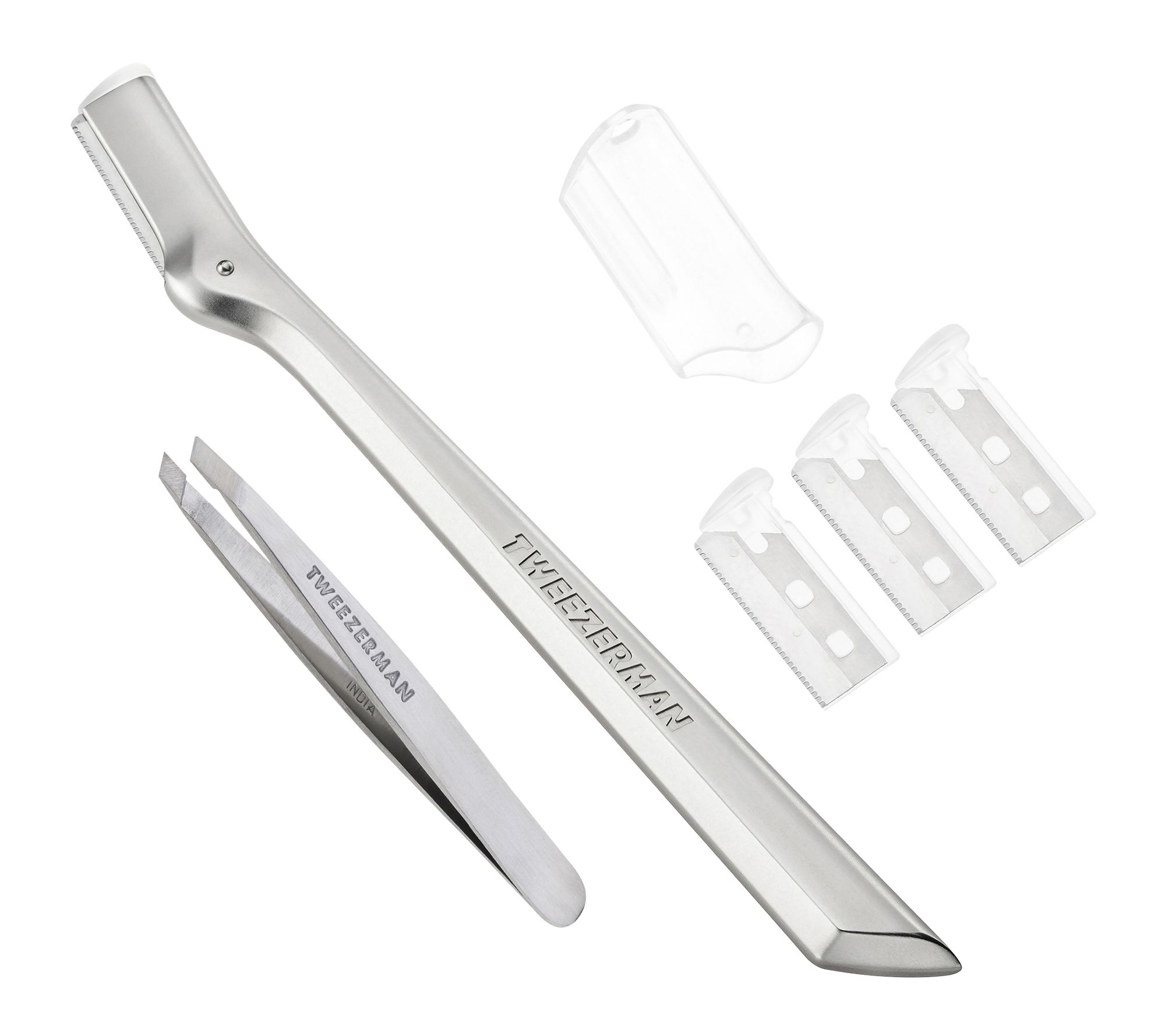 Tweezerman Brow Razor and Mini Tweezer Set