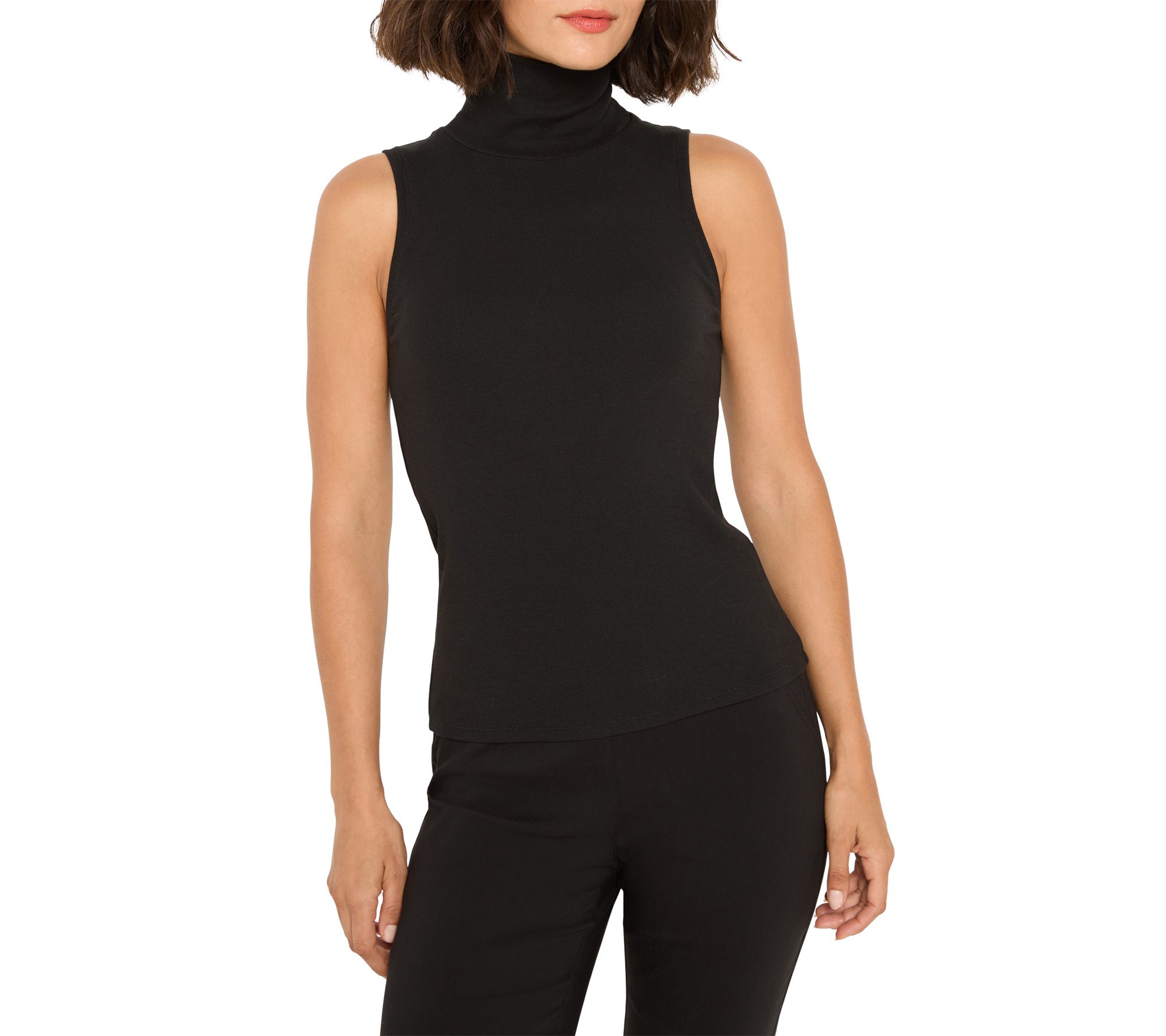 NIC+ZOE Perfect Knit Rib Turtleneck Tank