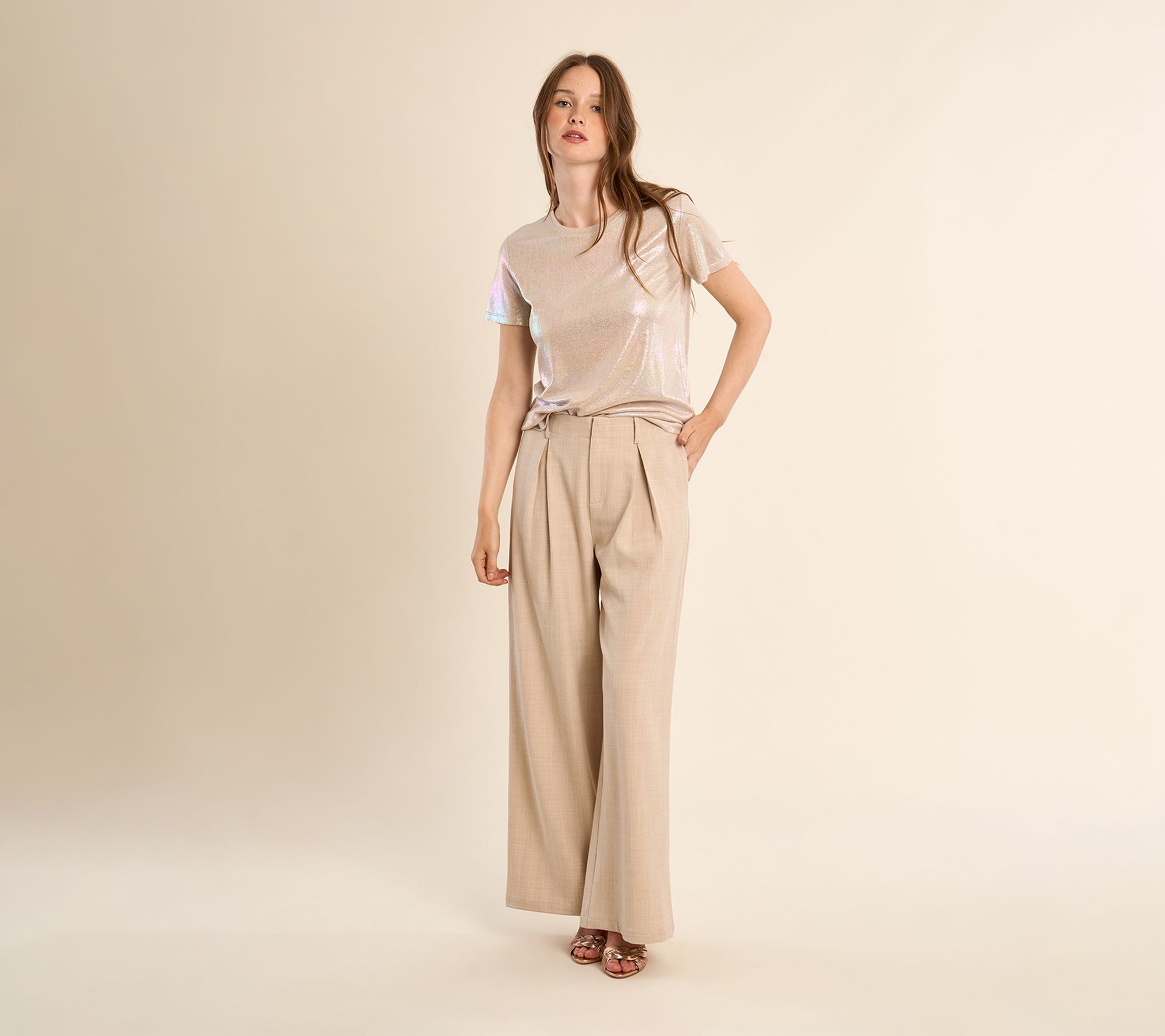 Molly Bracken Metallic Tee