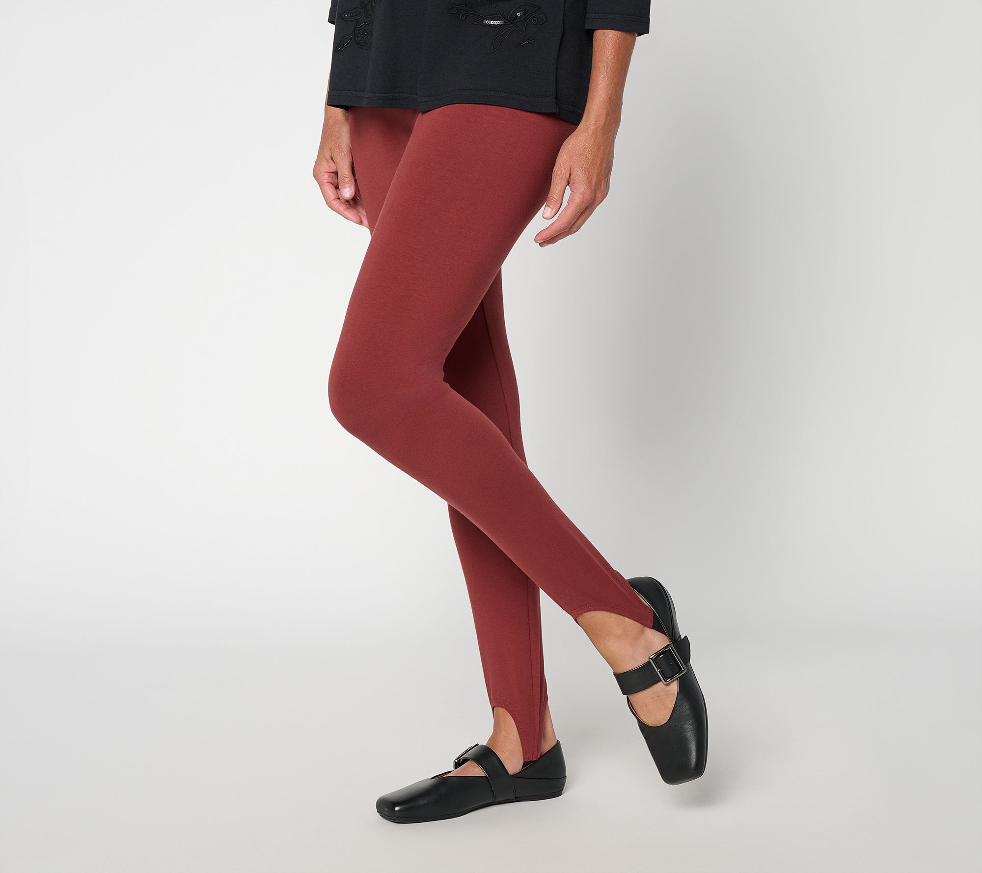 LOGO Layers by Lori Goldstein Tall Stirrup Ankle Leggings